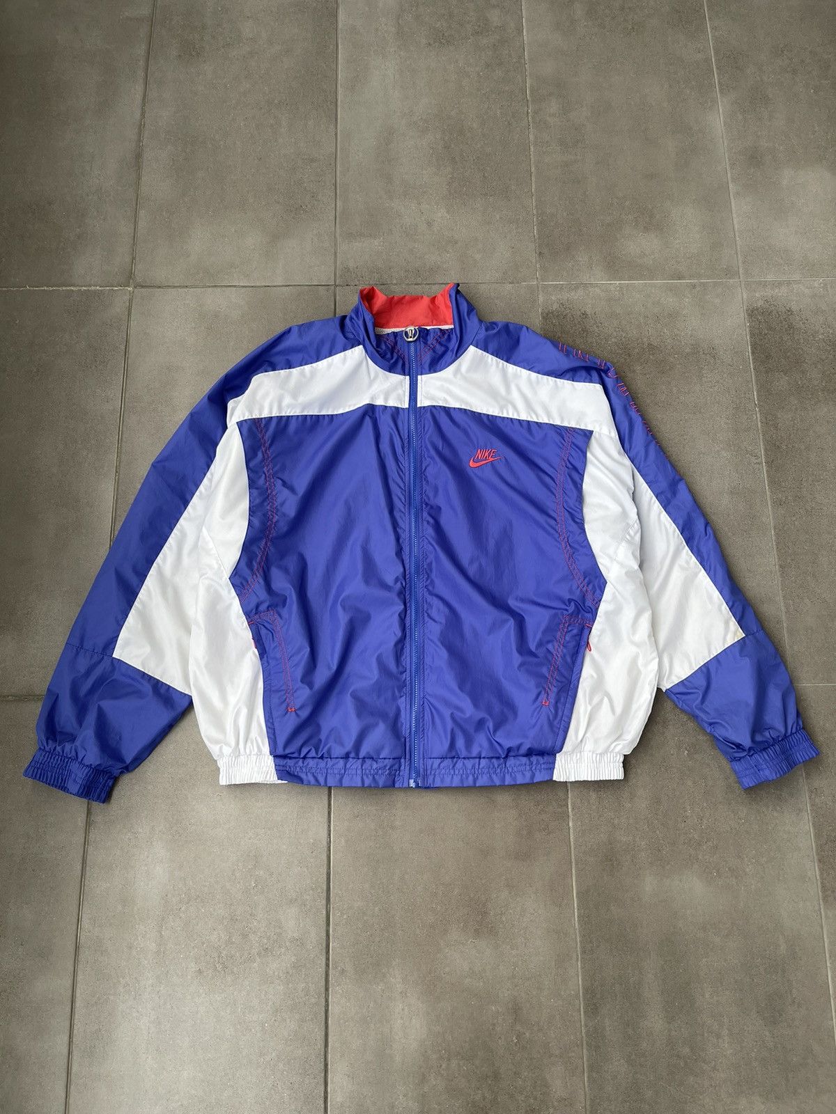 Nike 90S Nike International 3 Tone Technical Track Light Jacket Size US L / EU 52-54 / 3 - 3 Thumbnail