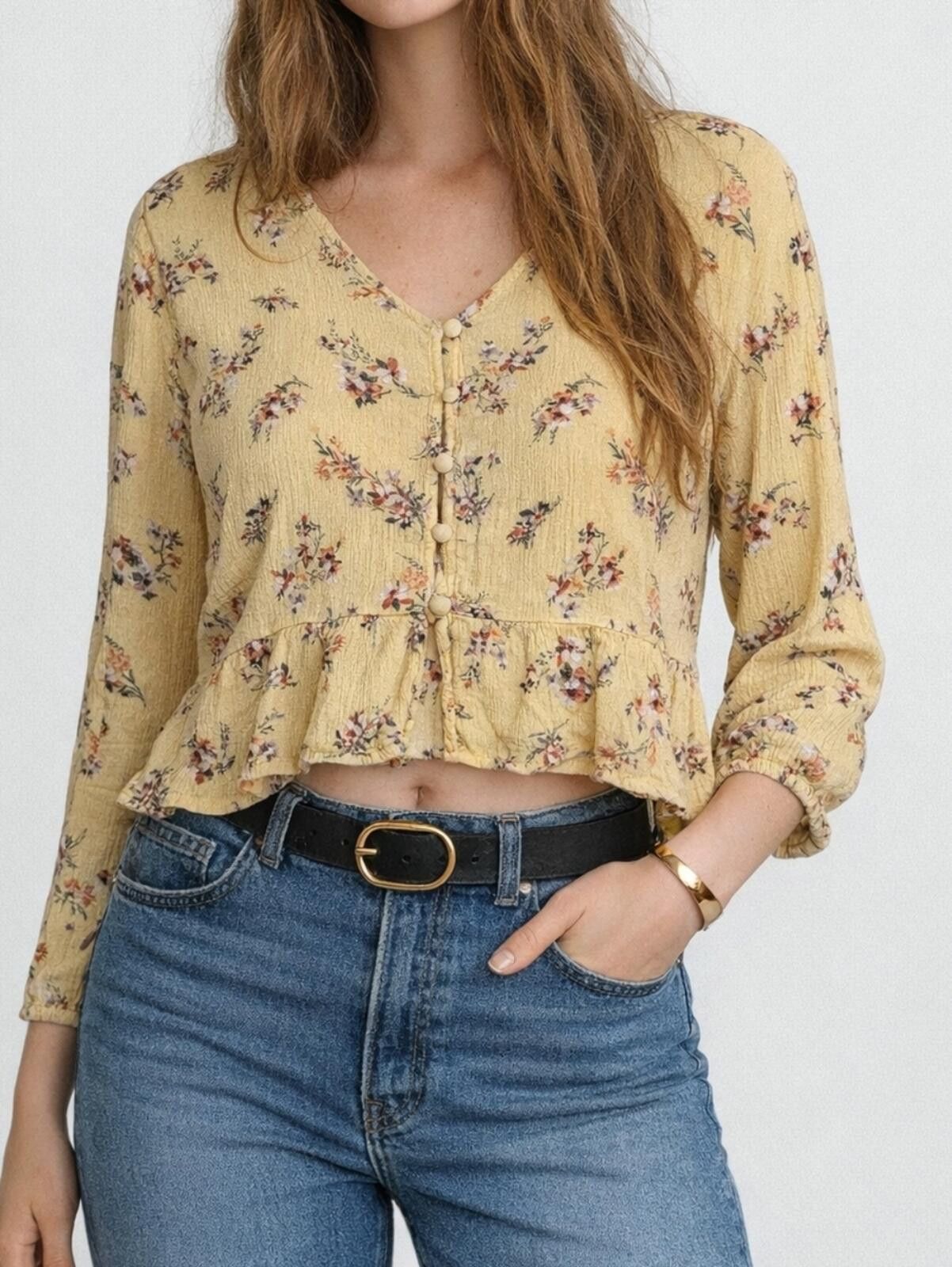 Other Hippie Rose Flutter Top Size XL / US 12-14 / IT 48-50 - 1 Thumbnail
