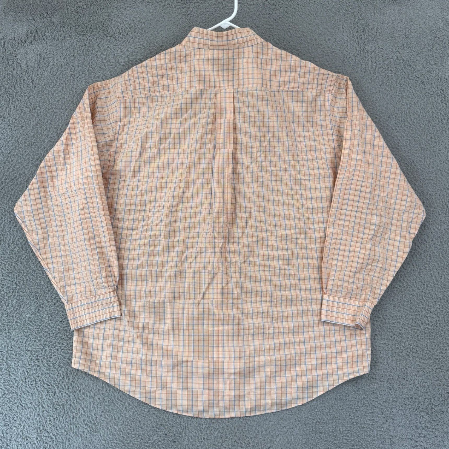 Brooks Brothers Brooks Brothers Shirt Mens 2XL Orange Check Long Sleeve Dress Shirt Size US XXL / EU 58 / 5 - 7 Thumbnail