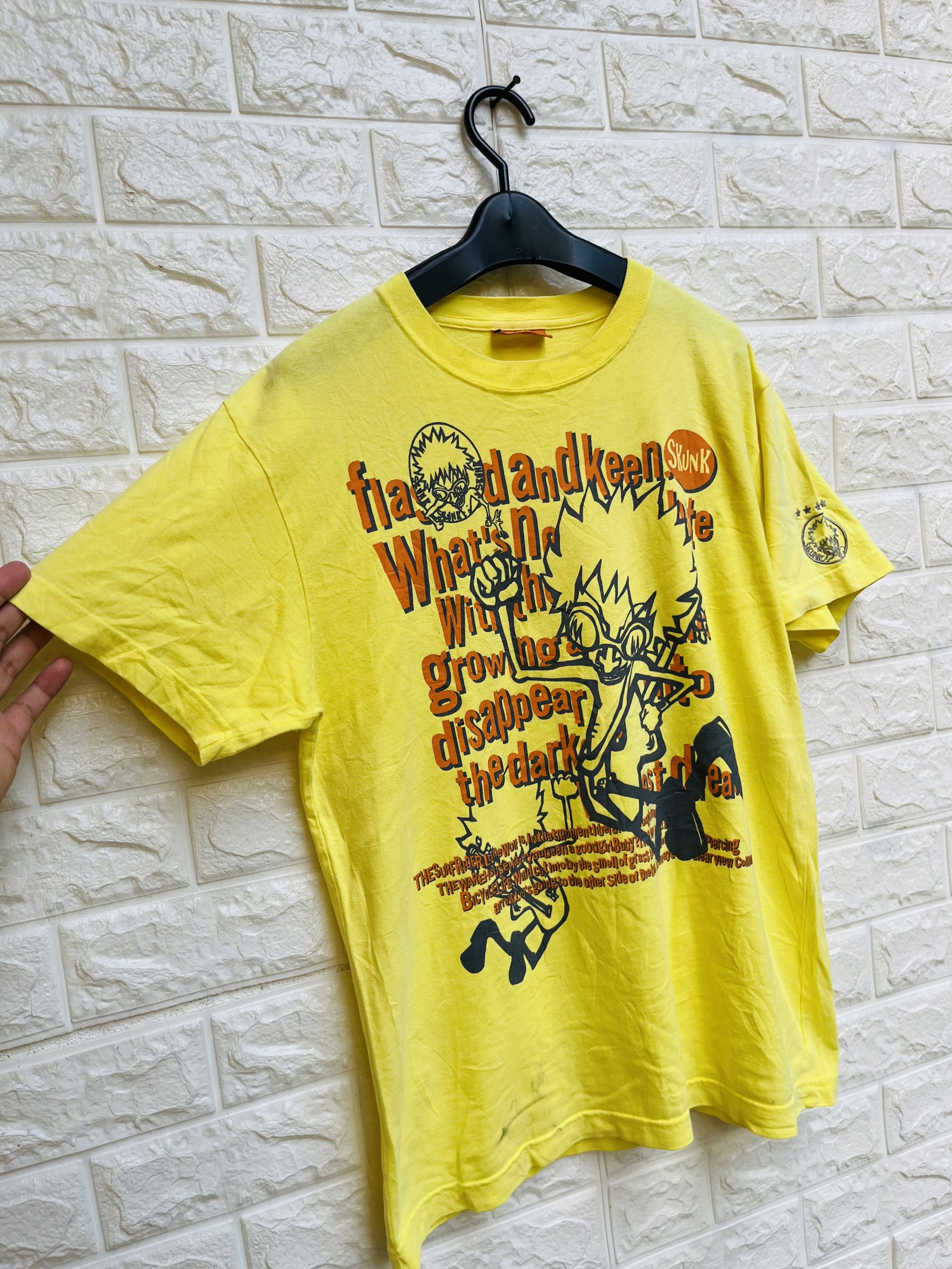 Japanese Brand Vintage Mischievous Skunk Streetwear Fashion Style Shirt Size US L / EU 52-54 / 3 - 4 Thumbnail