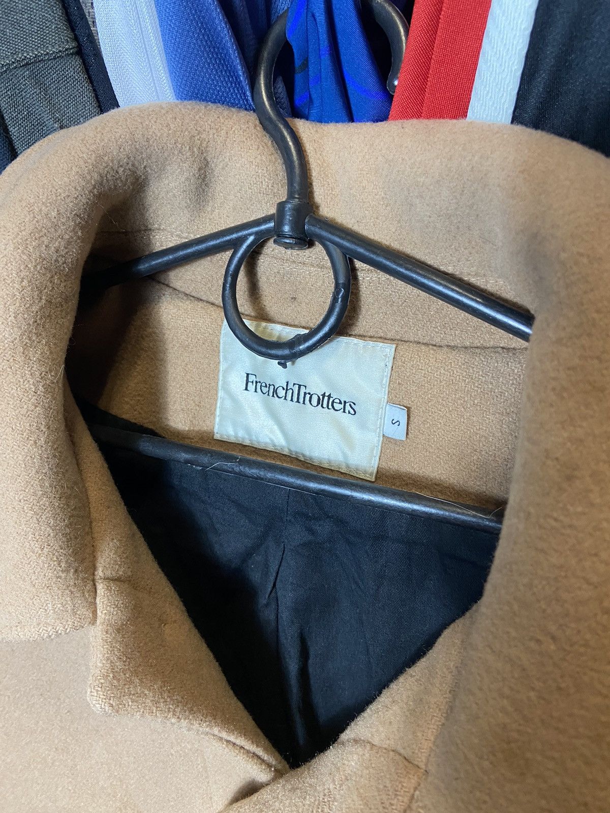 Designer × FrenchTrotters × Vintage FRENCH TROTTERS WOOL MENS PREMIUM CLASSIC TRENCH COAT Size US S / EU 44-46 / 1 - 2 Thumbnail