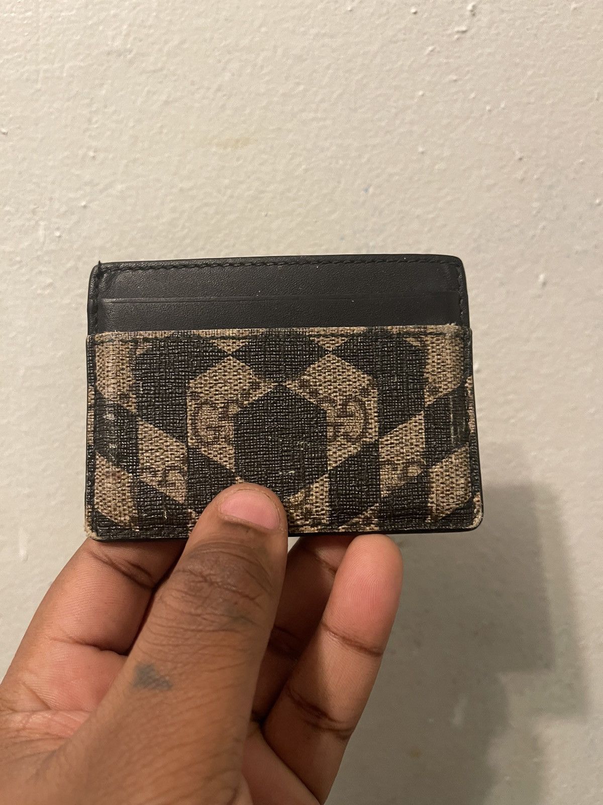 Gucci Gucci Bi-Color GG Card Holder Size ONE SIZE - 2 Thumbnail