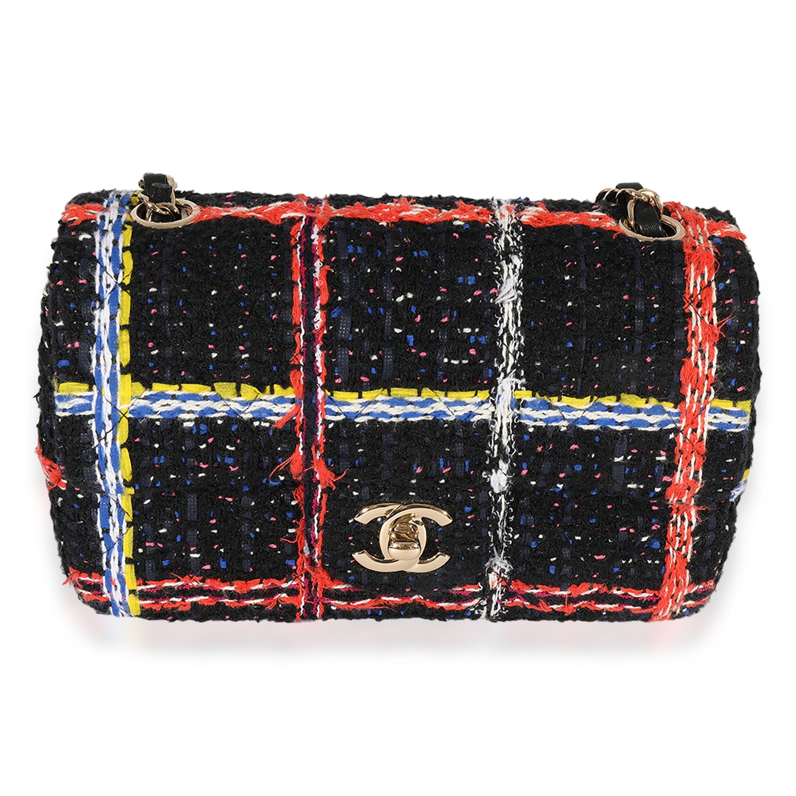 Chanel Tweed Rectangle Mini Flap