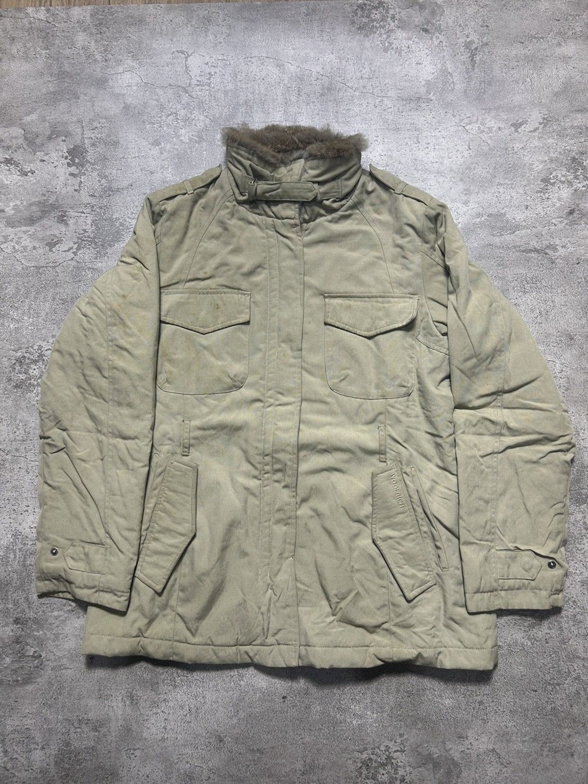 Woolrich Woolen Mills Woolrich Fur Collar Parka Down Jacket Size US L / EU 52-54 / 3 - 1 Thumbnail