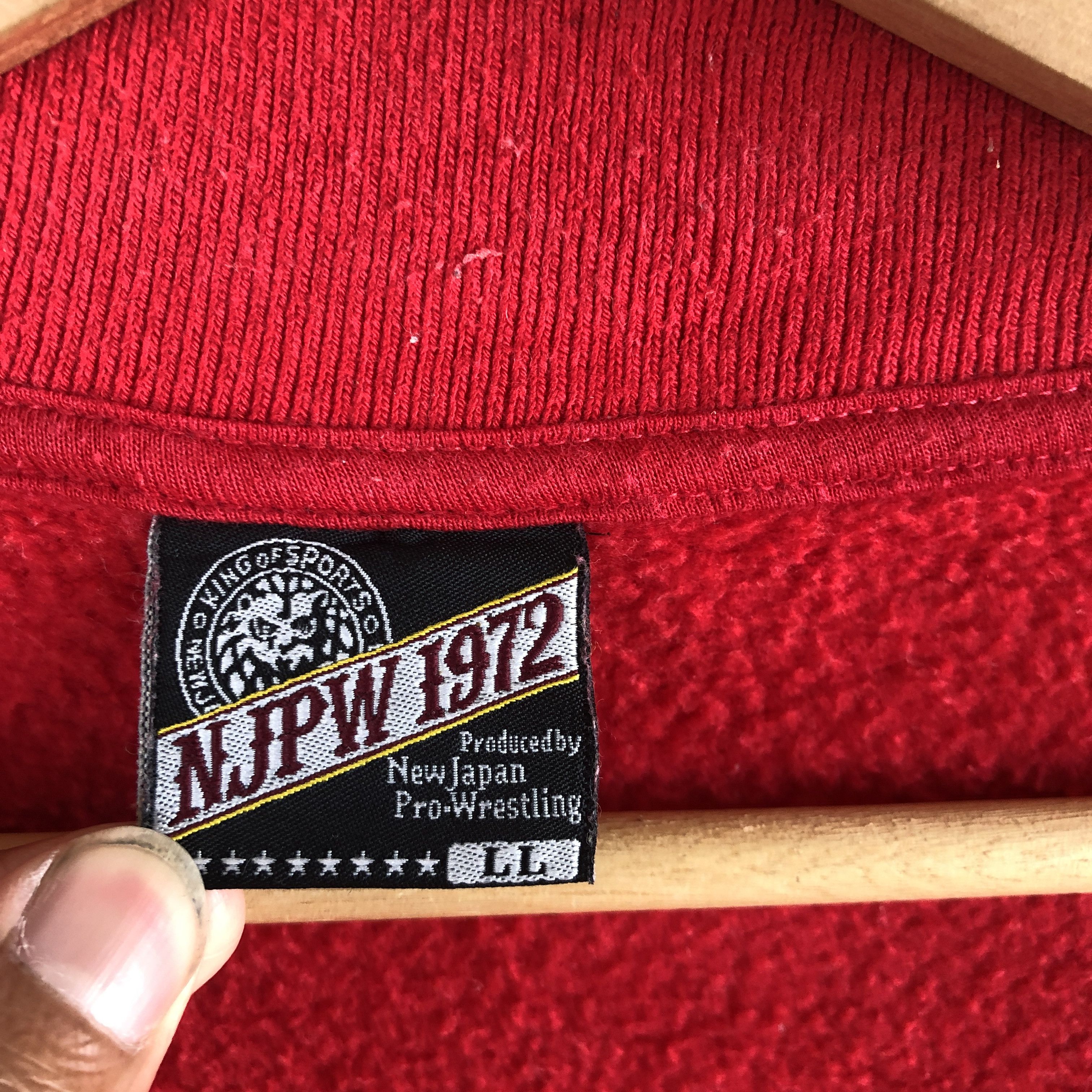 Japanese Brand Vintage Japan Pro Wrestling Varsity Sweater Sweatshirt Size US M / EU 48-50 / 2 - 7 Thumbnail