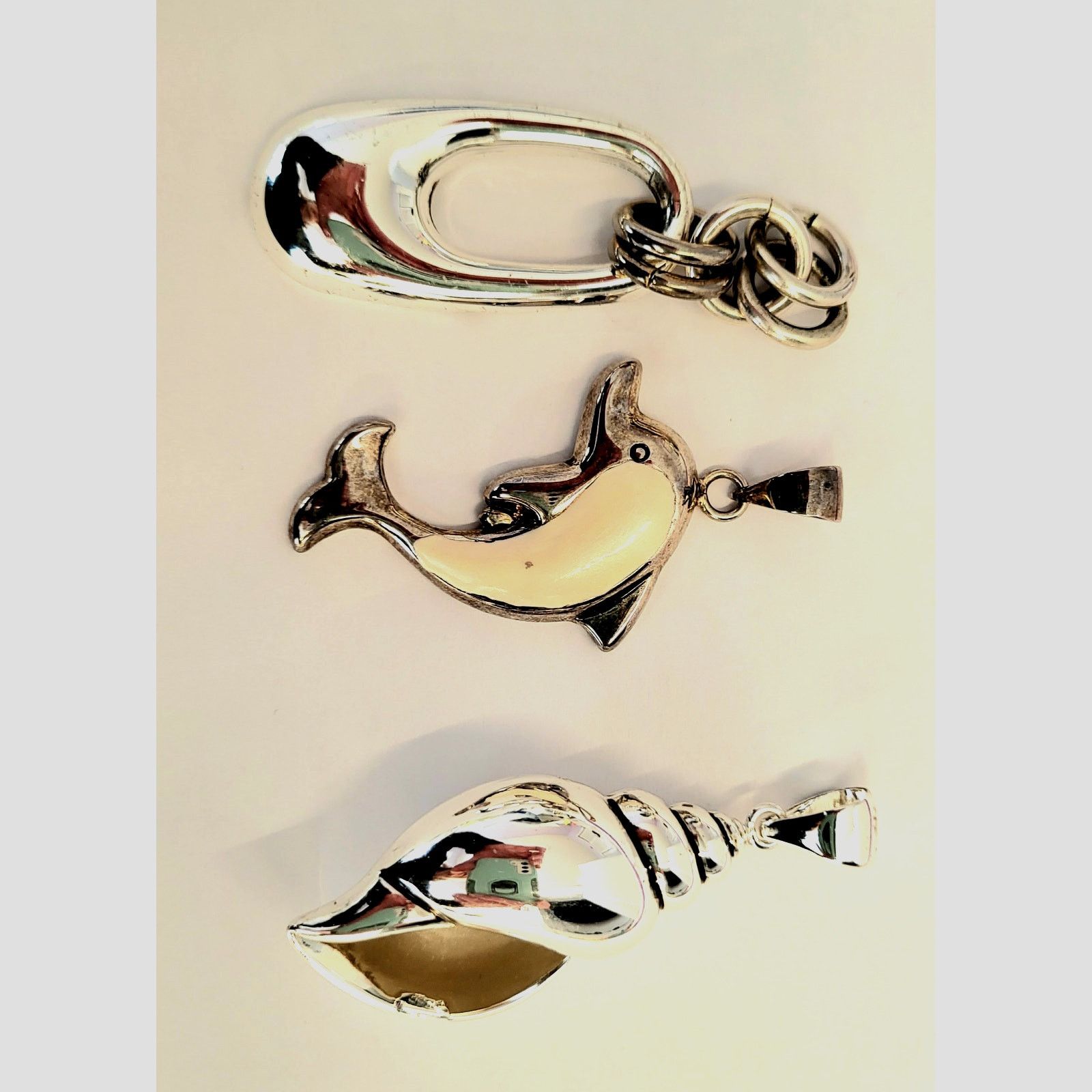Other Lot of 3 Silver Pendants by Best Co. Size ONE SIZE - 1 Thumbnail