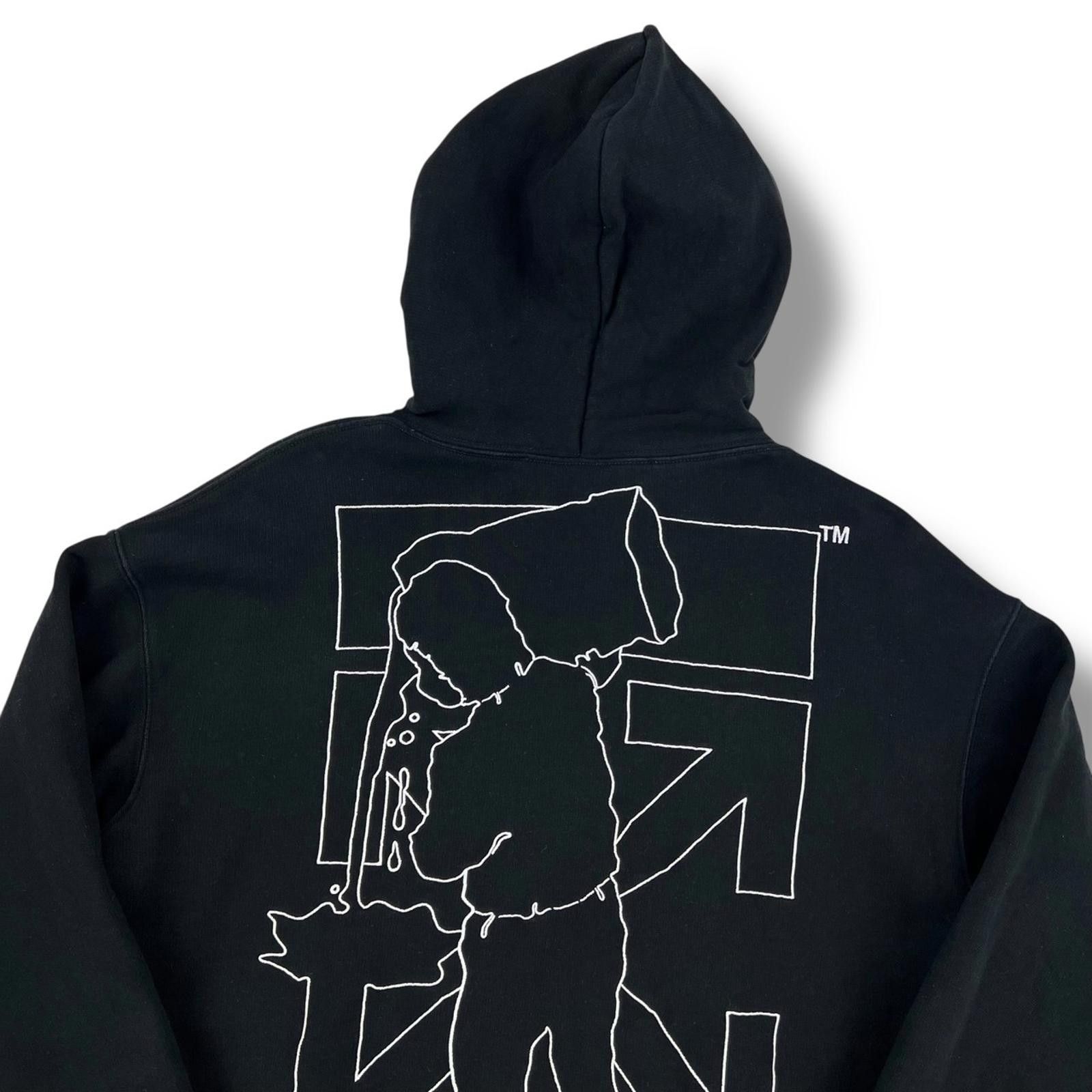 Off-White Off-White Oil Worker Black Hoodie Size US XS / EU 42 / 0 - 1 Thumbnail