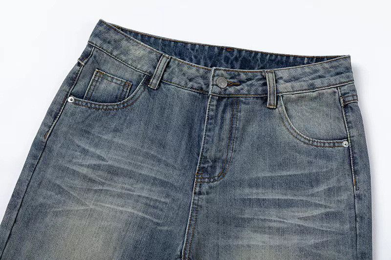 Jean Men's American High-Street Style Whiskered Jeans Size US 32 / EU 48 - 3 Thumbnail