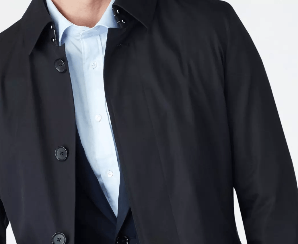 Indochino Indochino Highcliffe Black Mac Coat with Detachable Lining Size US M / EU 48-50 / 2 - 6 Thumbnail