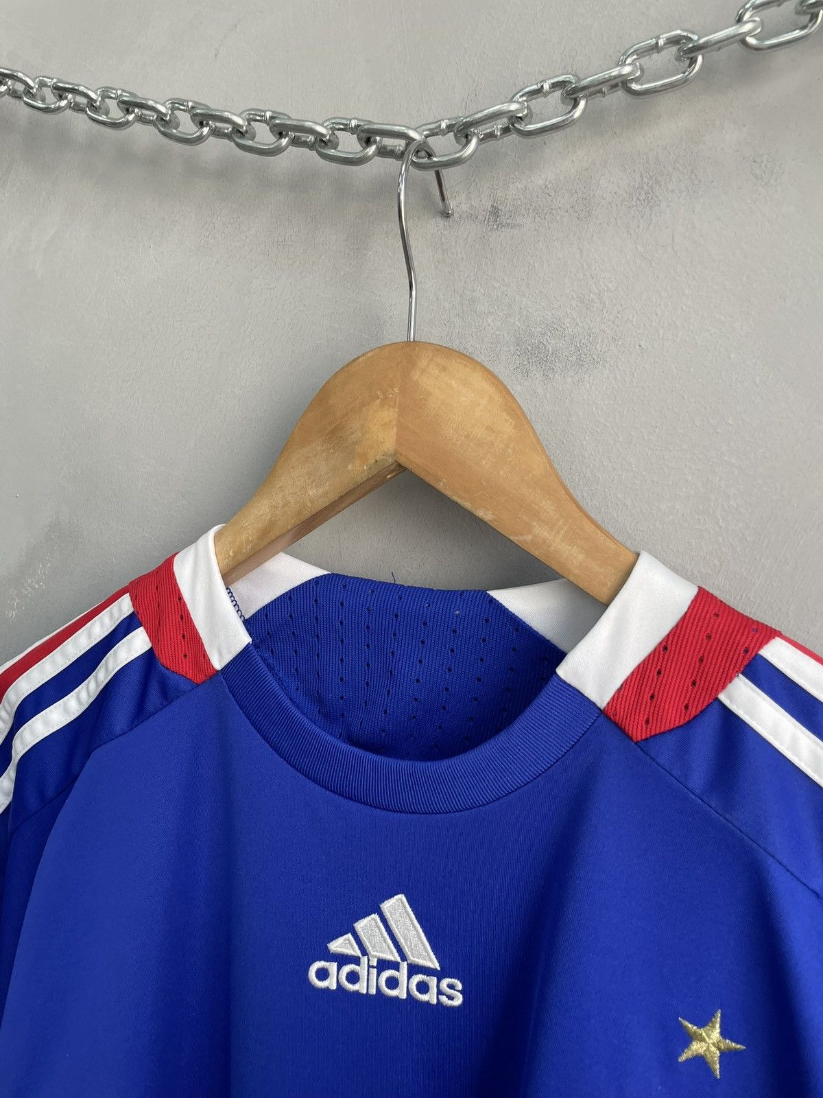 Adidas Rare France jersey T shirt tee 2000 home kit Size US S / EU 44-46 / 1 - 4 Thumbnail