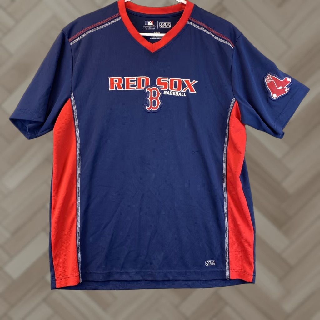 MLB VINTAGE Boston Red Sox Shirt Nike Dri-Fit MLB Regular Tee Men XL Navy Blue MLB Baseball Tee /48-49 Size US XL / EU 56 / 4 - 1 Thumbnail
