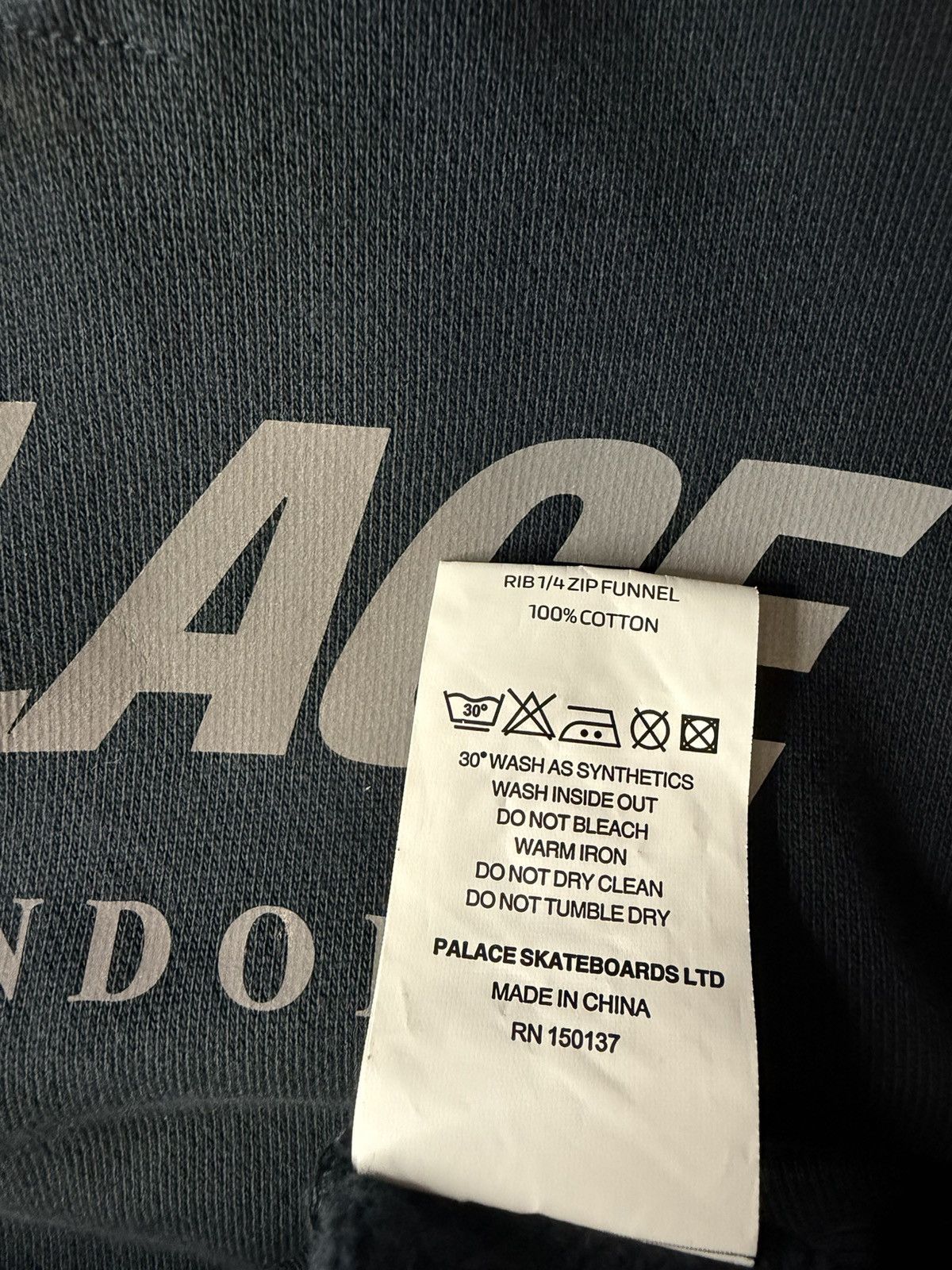 Palace Palace RIB 1/4 ZIP FUNNEL Size US M / EU 48-50 / 2 - 7 Thumbnail