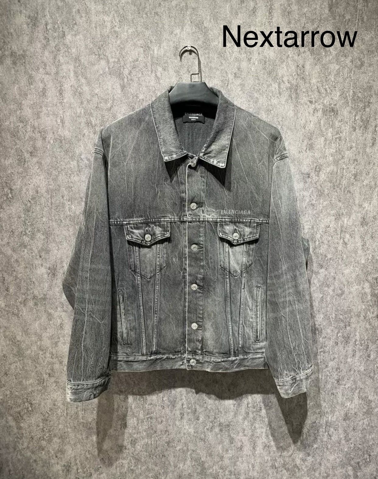 Balenciaga Balenclaga back dissolved denim jacket2412-Nextarrow Size US M / EU 48-50 / 2 - 1 Thumbnail