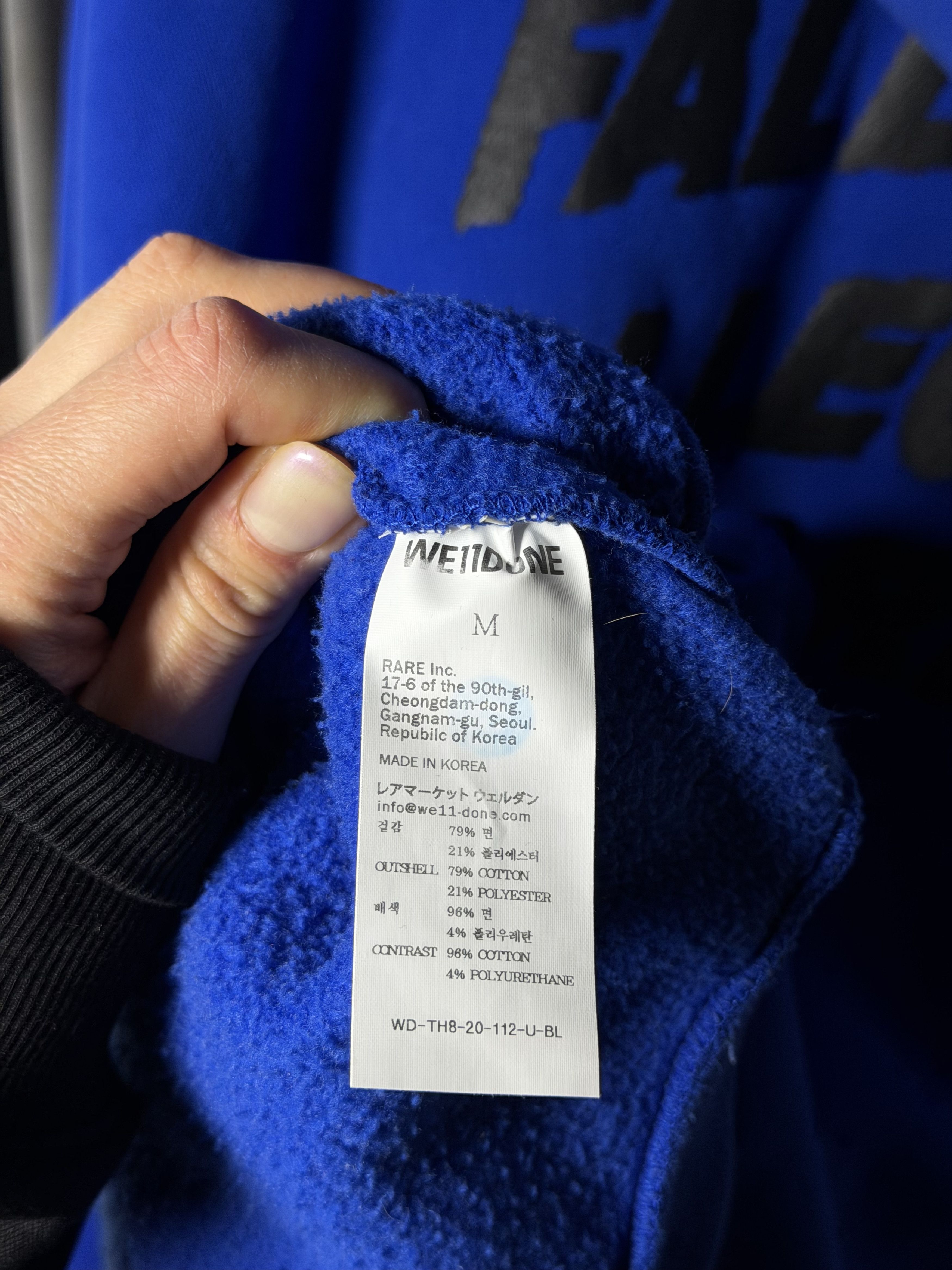 WE11DONE we11done Stacked Logo Hoodie Size US M / EU 48-50 / 2 - 15 Thumbnail