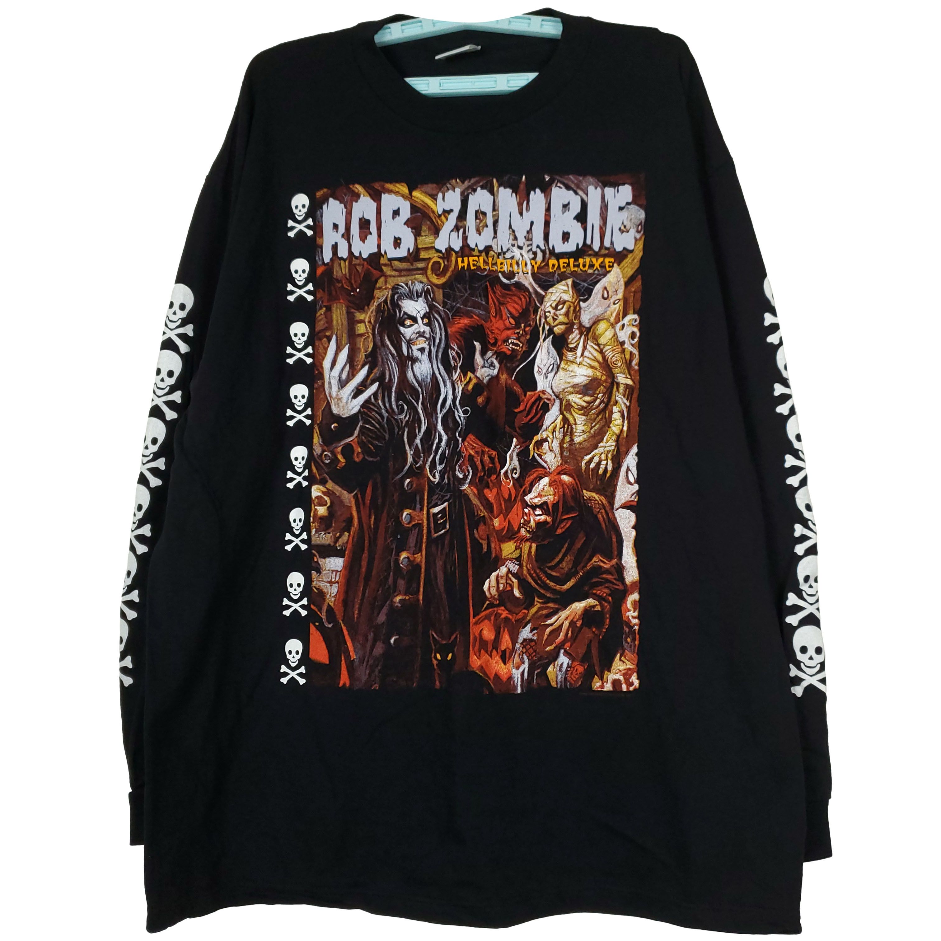 image of Band Tees x Vintage Rob Zombie Vintage 1998 Longsleeve Shirt Black XL Xlarge, Men's