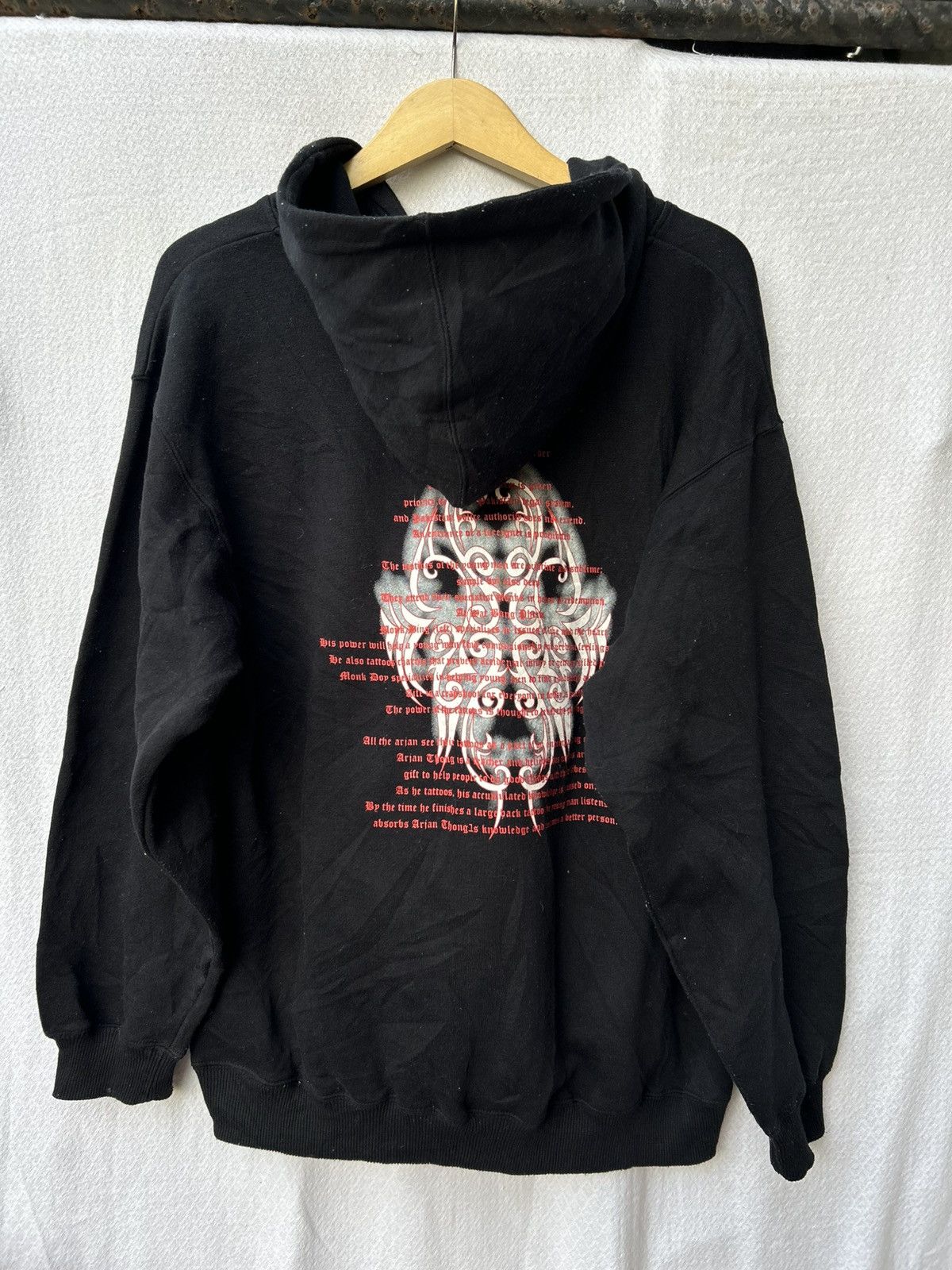 14th Addiction × 20471120 × Japanese Brand Japanese Tribal Poem Zip Hoodie Ifsixwasnine Kmrii Styled Size US XL / EU 56 / 4 - 2 Thumbnail