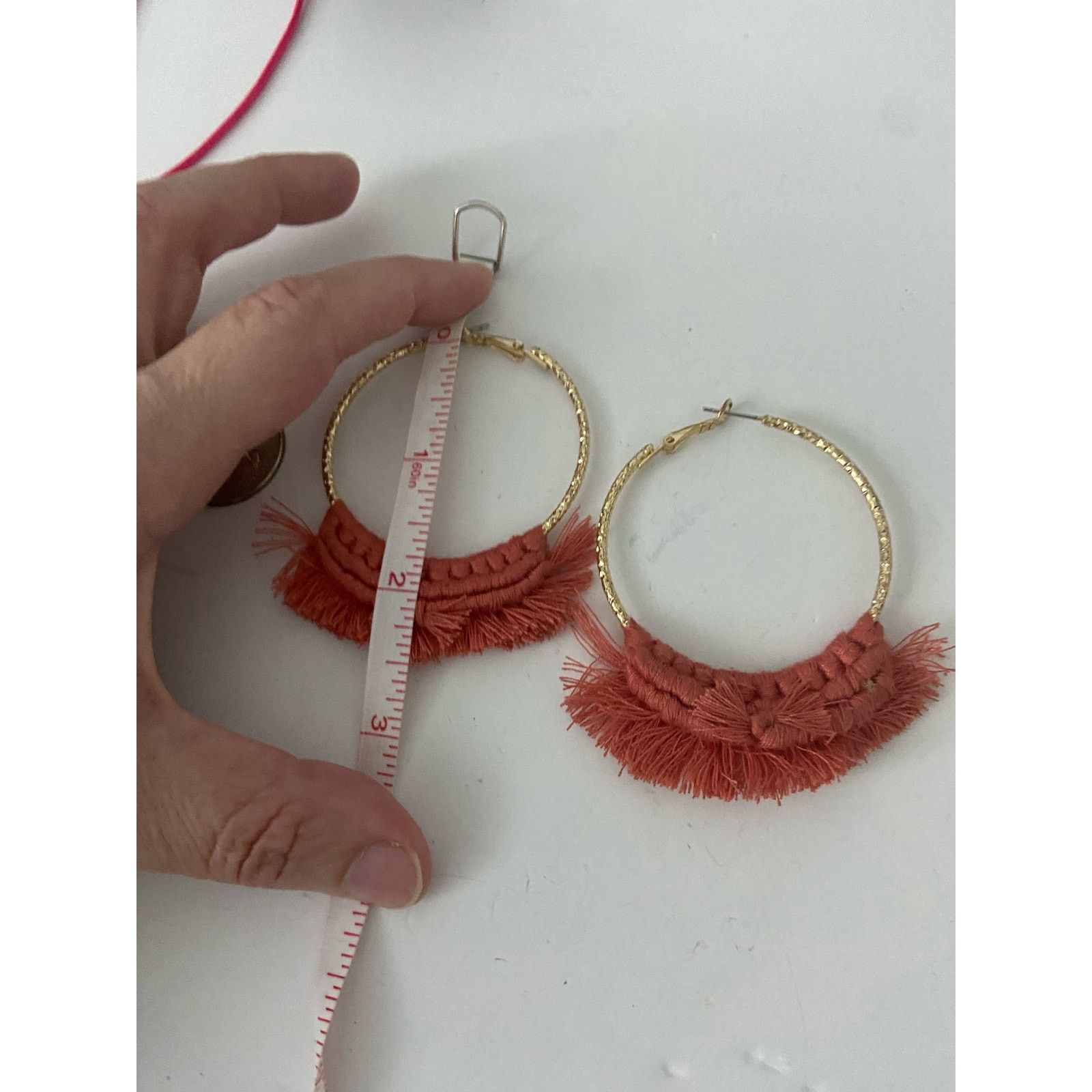 Other macrame hoop earrings Size ONE SIZE - 3 Thumbnail