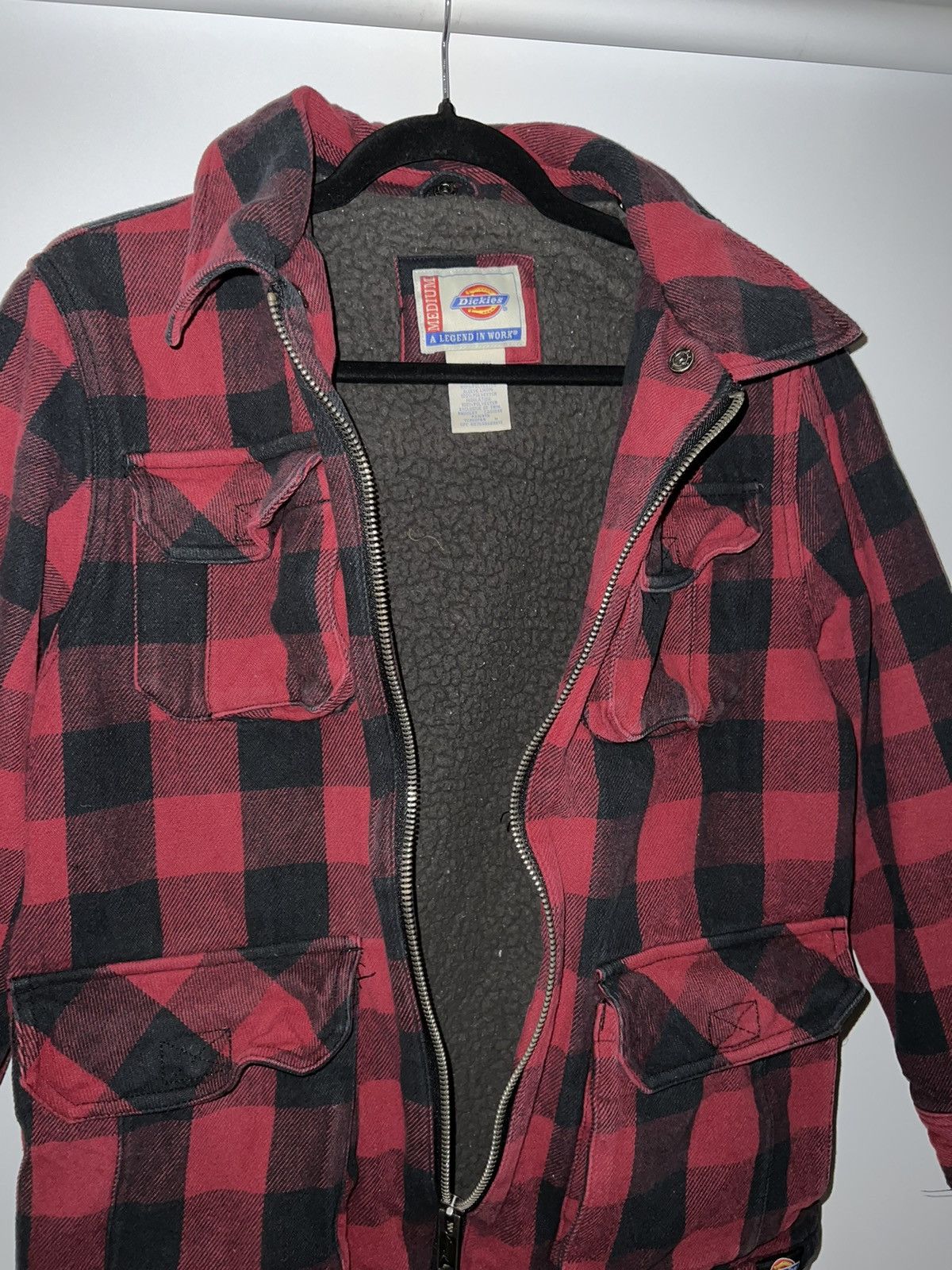 Dickies Vintage Dickies Plaid Jacket Fleece Lined Size US M / EU 48-50 / 2 - 5 Thumbnail