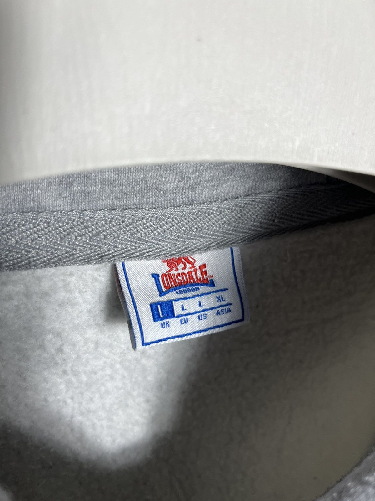 Lonsdale Lonsdale London hoodie full zip grey mens winter Size US L / EU 52-54 / 3 - 5 Thumbnail