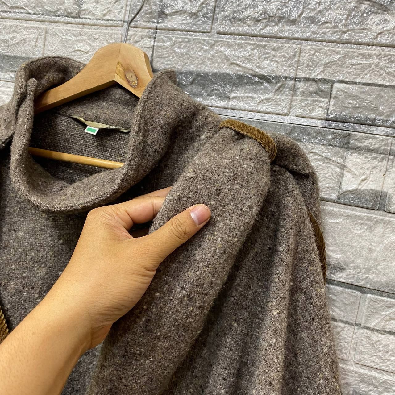 Japanese Brand YOHJI YAMAMOTO STYLE BOBBIE BROOKS N.YORK SCARF COAT WOOL Size US M / EU 48-50 / 2 - 11 Thumbnail