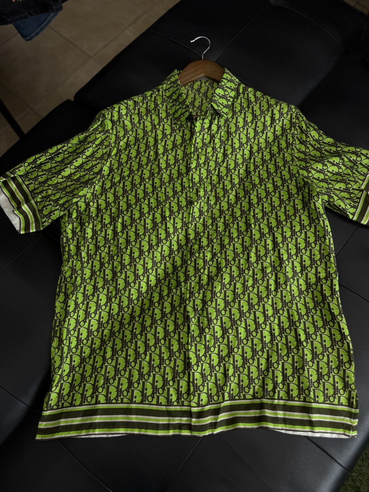 Dior Dior Silk Button Up Green Size 39/M $1750 Retail Exlusive Size US M / EU 48-50 / 2 - 13 Thumbnail