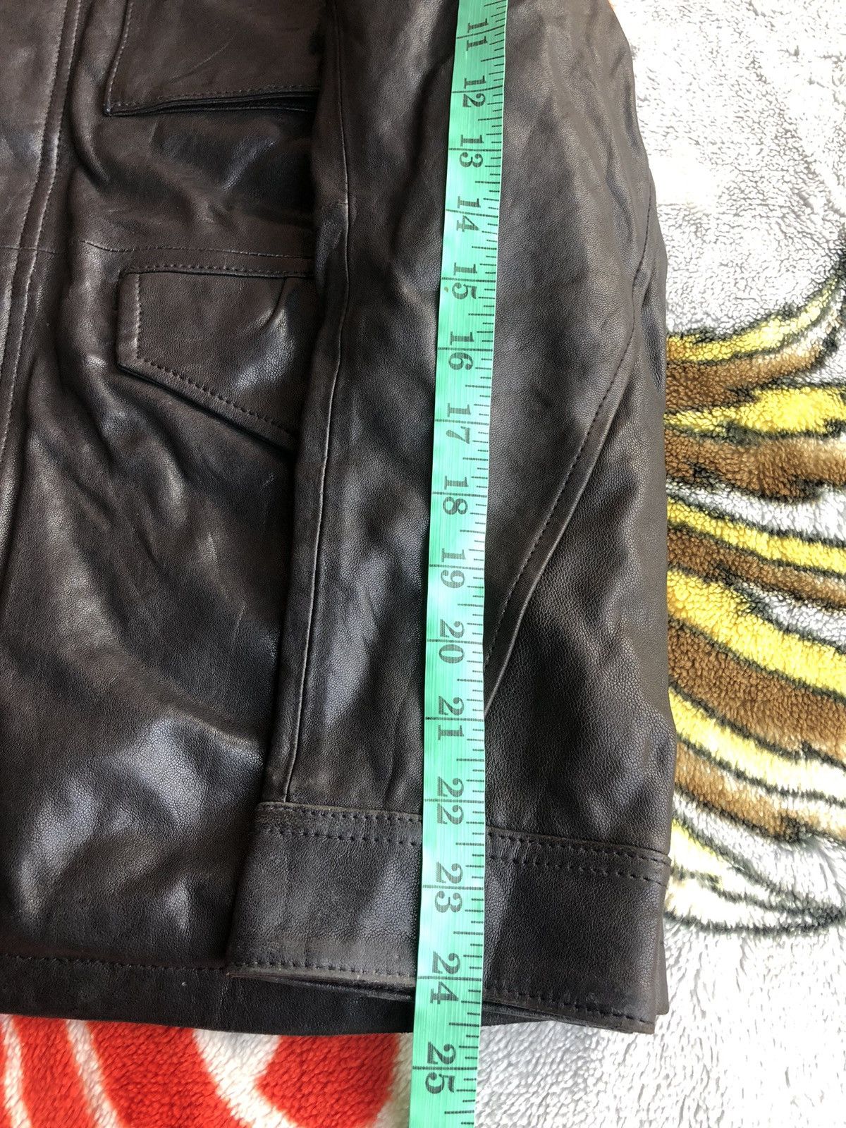If Six Was Nine × Japanese Brand × Le Grande Bleu (L.G.B.) Rattle Trap Biker Sheepskin Leather Jacket Size US M / EU 48-50 / 2 - 17 Thumbnail