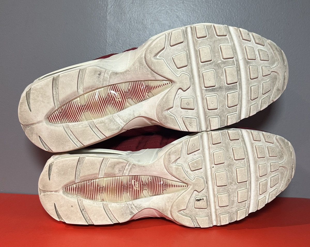 Nike Size 10 - Nike Air Max 95 TT Pull Tab Gym Red Size US 10 / EU 43 - 6 Thumbnail