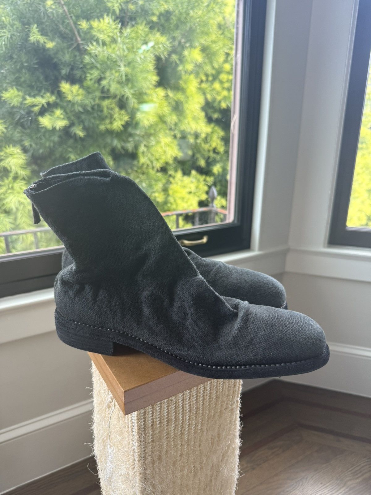 Guidi GUIDI 986 back zips Linen over Leather BNIB Size US 9 / EU 42 - 11 Thumbnail