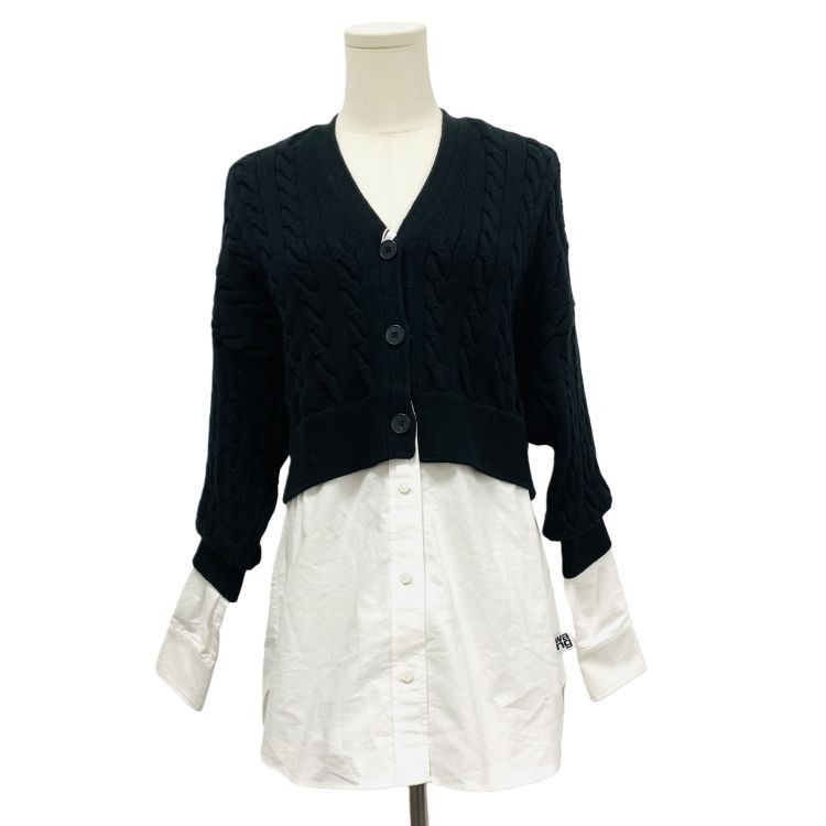 Alexander Wang Alexander Wang Layered Cable Knit Cardigan XS Size XS / US 0-2 / IT 36-38 - 1 Thumbnail