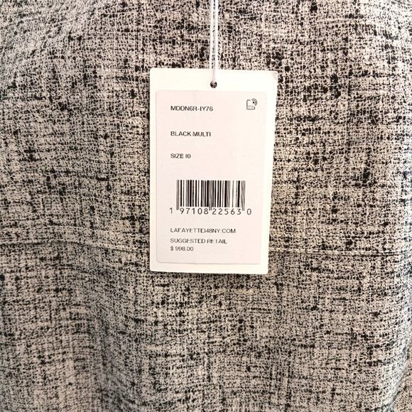 Lafayette 148 Lafayette 148 Linen-Blend Sleeveless Button Front Dress - 10 Size L / US 10 / IT 46 - 12 Thumbnail