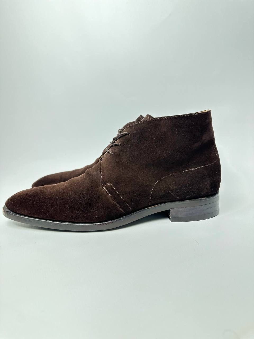 LODING Loding Paris Brown Suede Chukka Boots – Size US 8.5 Size US 8.5 / EU 41-42 - 3 Thumbnail