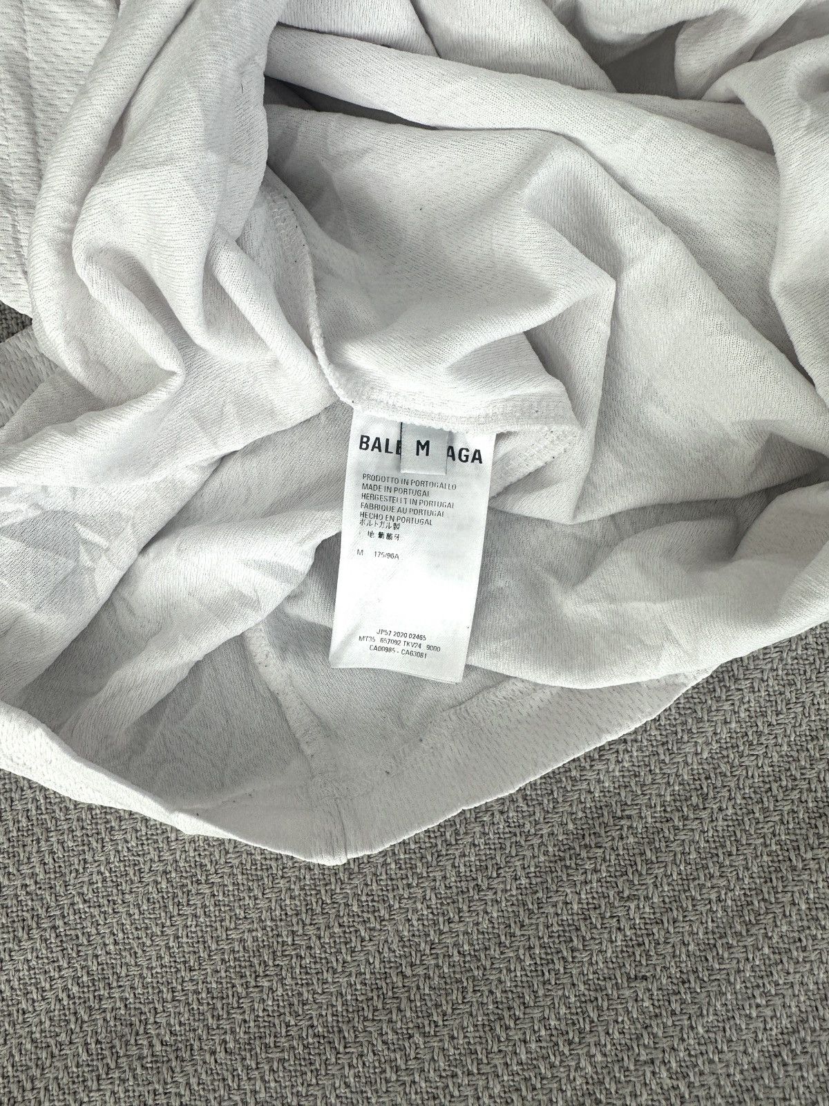 Balenciaga SS20 Sporty B Boxing Permanent Wrinkle Tee Size US M / EU 48-50 / 2 - 6 Thumbnail