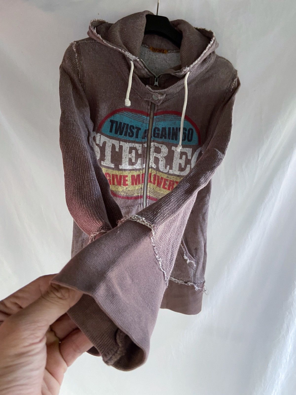 Beauty Beast INFINITY GORPCORE DISTRESSED ZIP HOODIE Size US S / EU 44-46 / 1 - 4 Thumbnail