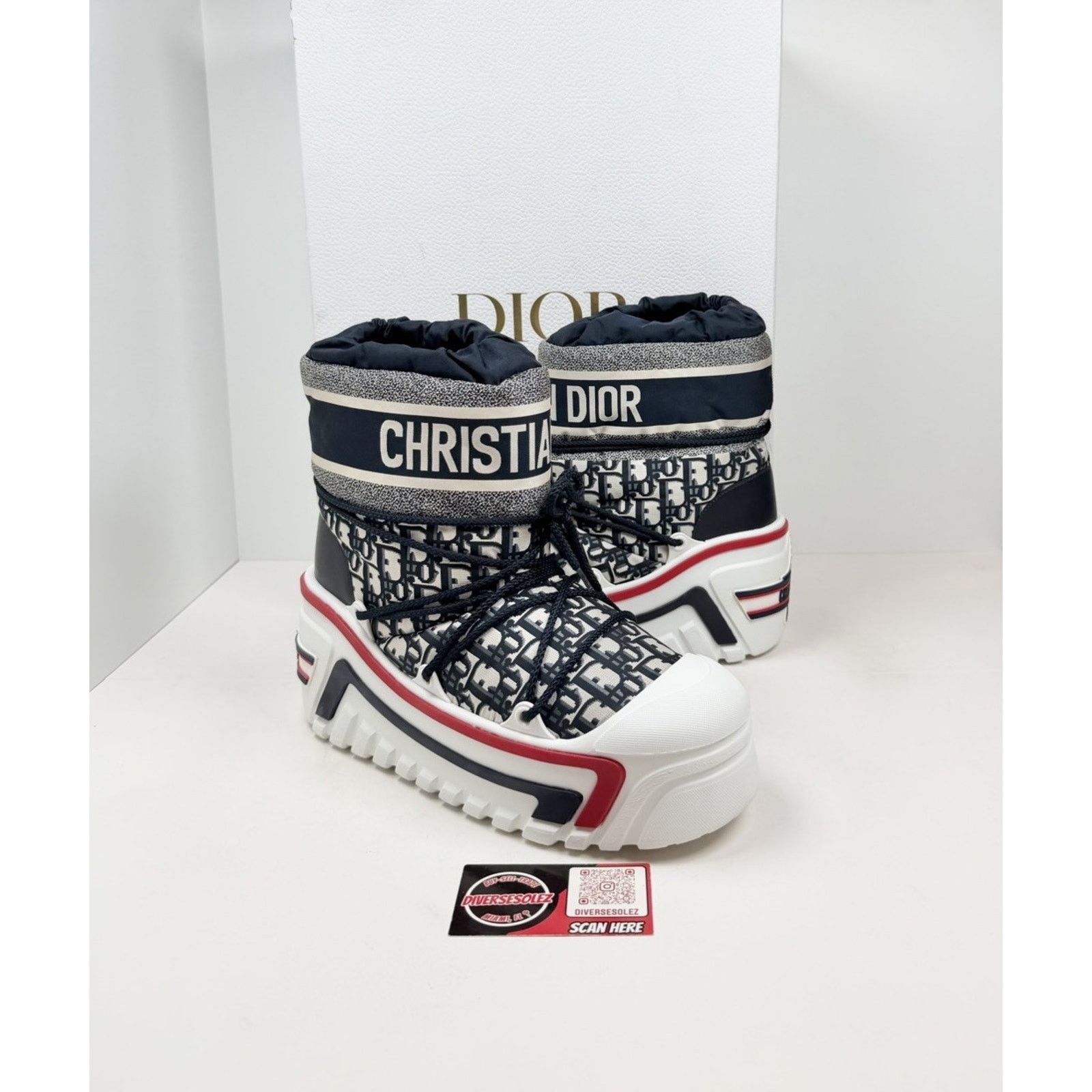 Dior Fits Size (8-9) Christian Dior Alps Snow Boots NEW Size US 8.5 / EU 41-42 - 1 Thumbnail