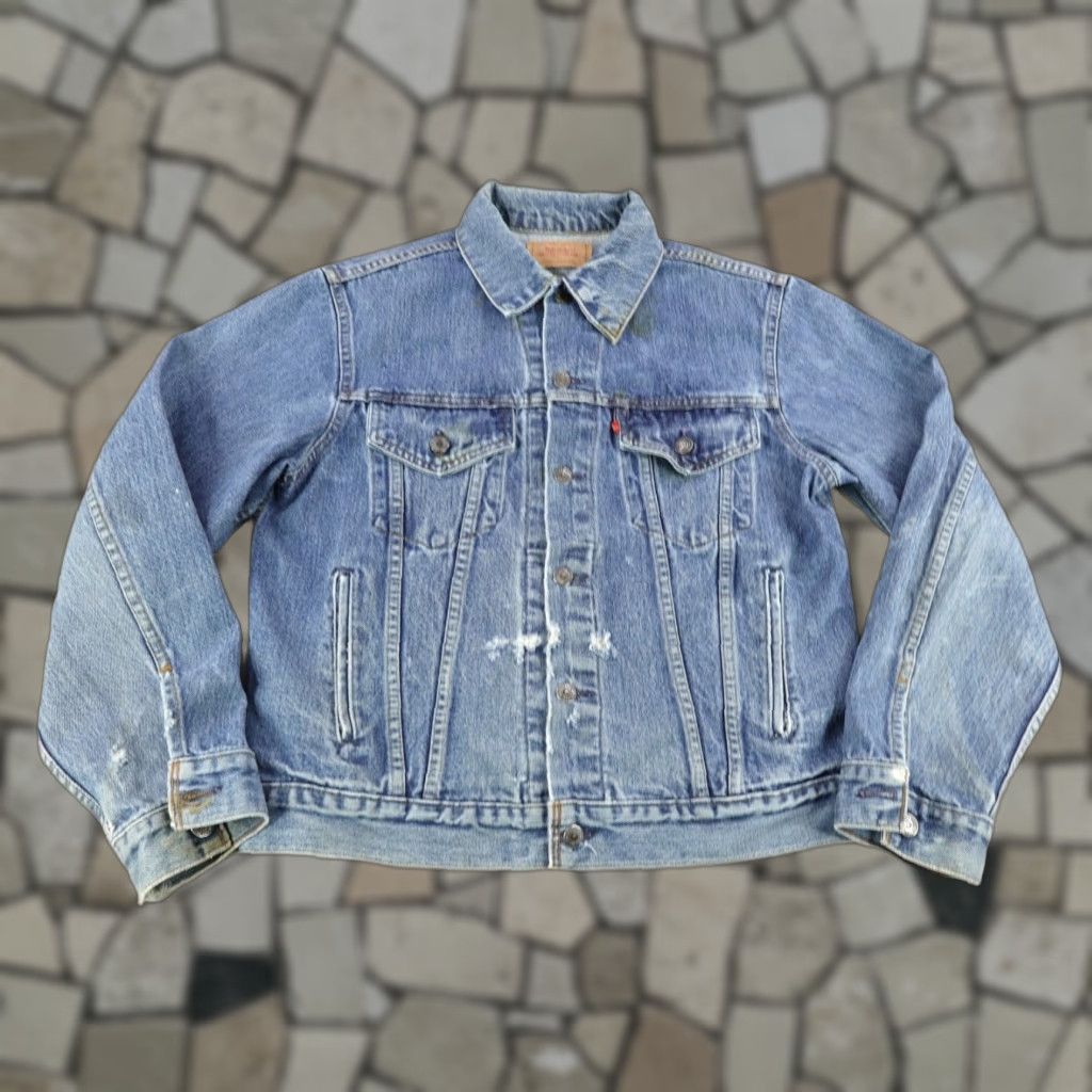 Levi's Vintage Levi's Jacket Men 42 Denim Trucker 80s Casual Outdoor Workwear Size US 42 / EU 58 - 1 Thumbnail