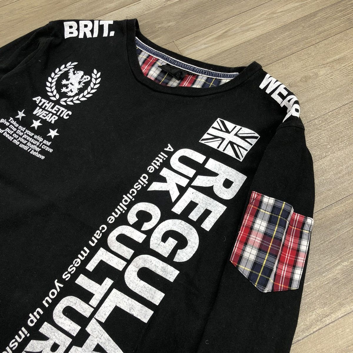 14th Addiction × Affliction × If Six Was Nine Y2K Regular UK Culture Poem Grunge Gothic Long Sleeve Size US L / EU 52-54 / 3 - 4 Thumbnail