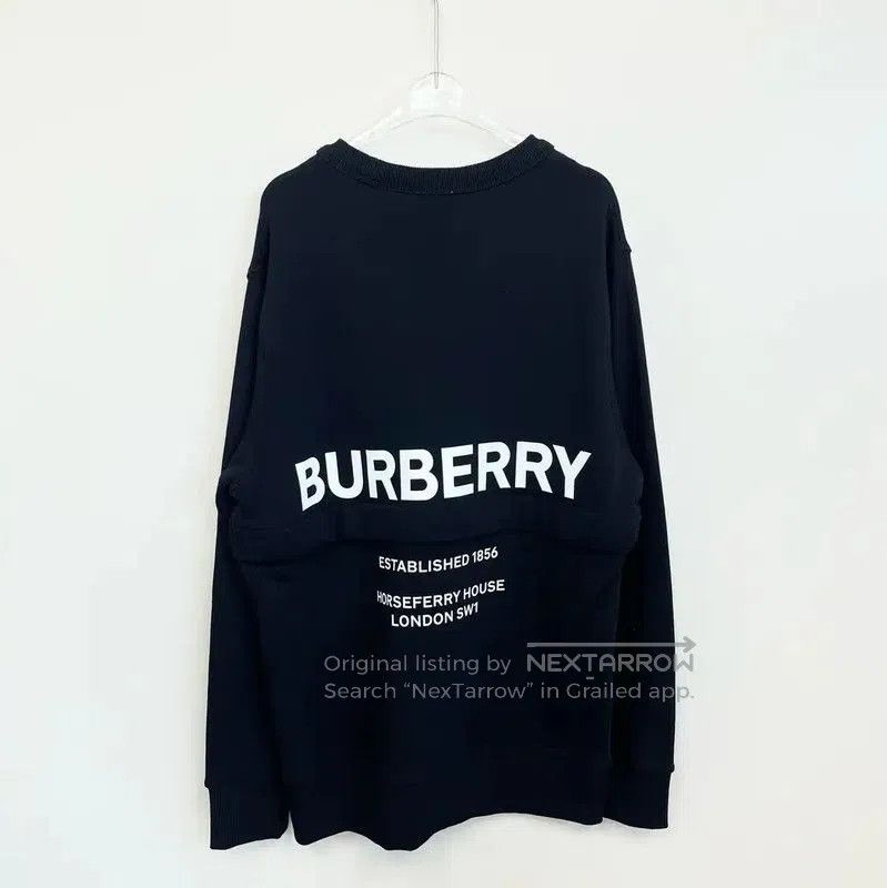 Burberry Burberry Black Men's Sweatshirt Size M. Size US M / EU 48-50 / 2 - 2 Thumbnail