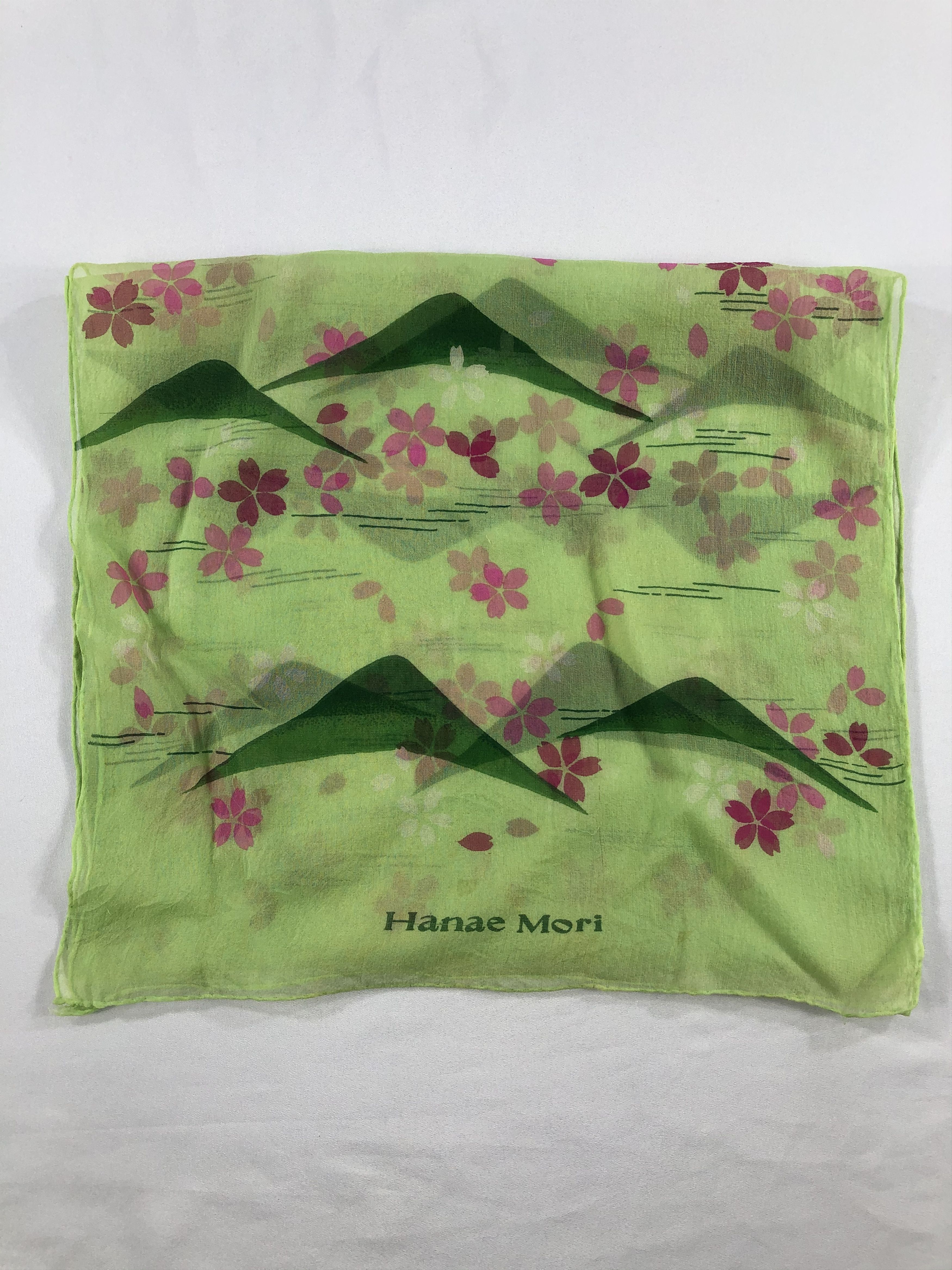 Hanae Mori Vintage Hanae Mori Silk Scarf Size ONE SIZE - 2 Thumbnail