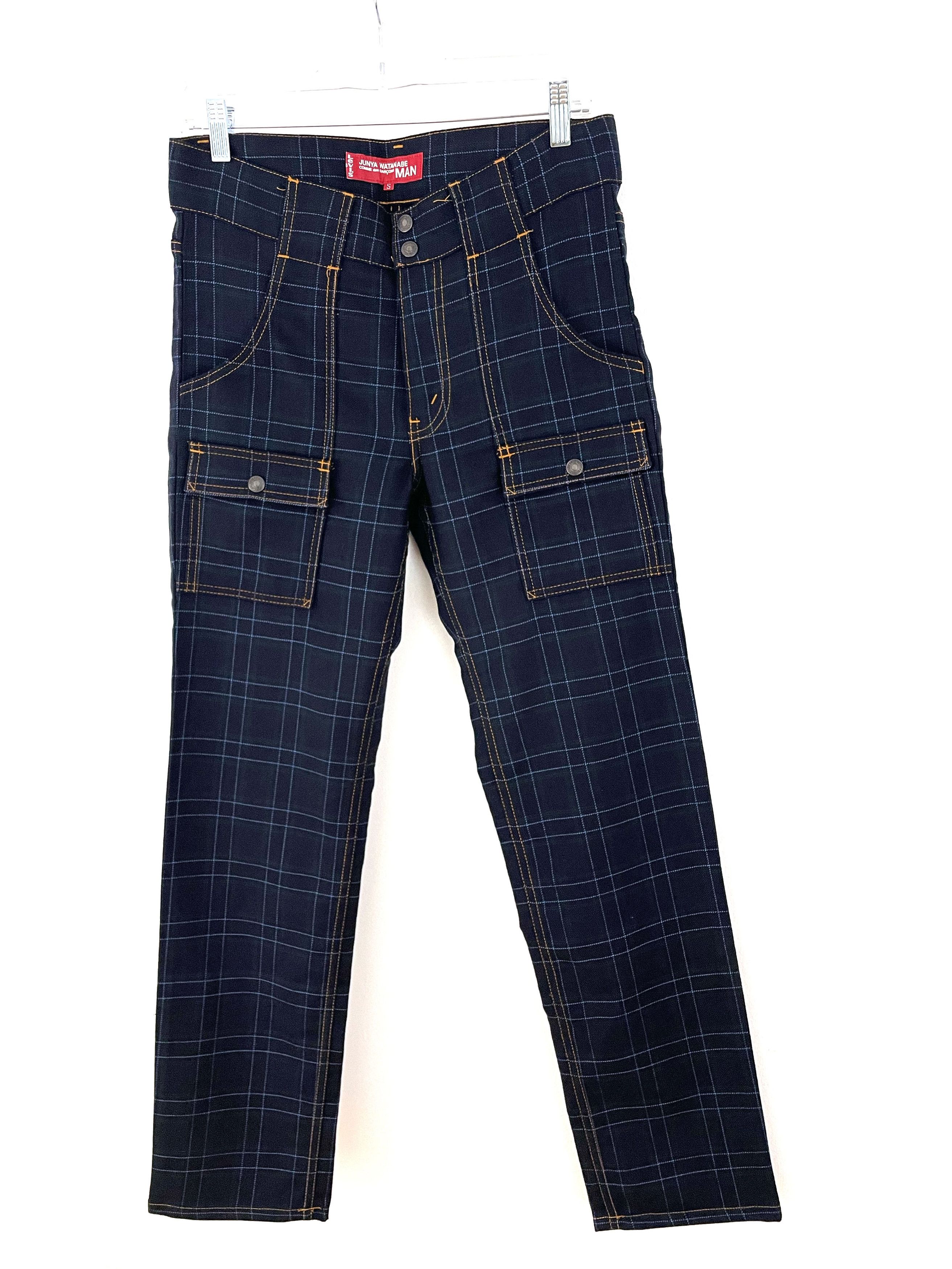Junya Watanabe × Levi's 2002 Checkered Wool Pants Size US 32 / EU 48 - 2 Thumbnail