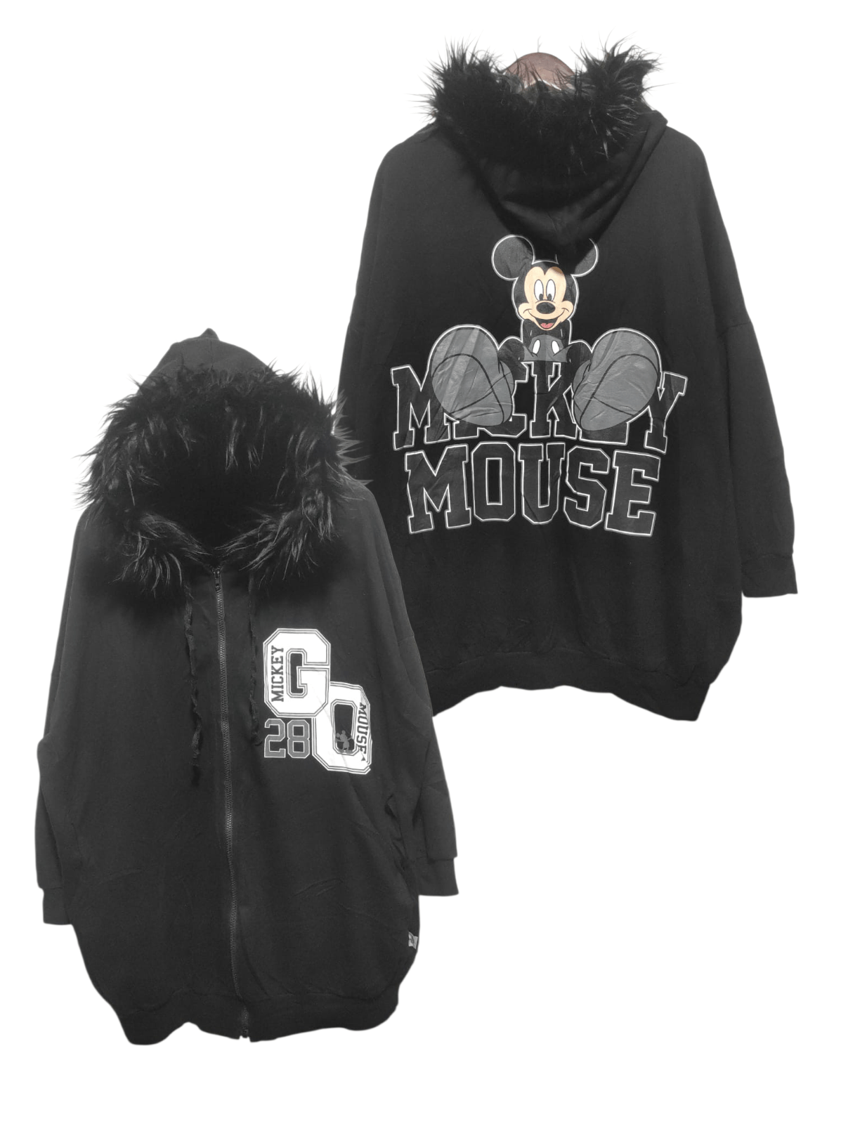 Disney Disney Pinksisly zip fur hoodie ifsix LGB style Size US L / EU 52-54 / 3 - 2 Thumbnail