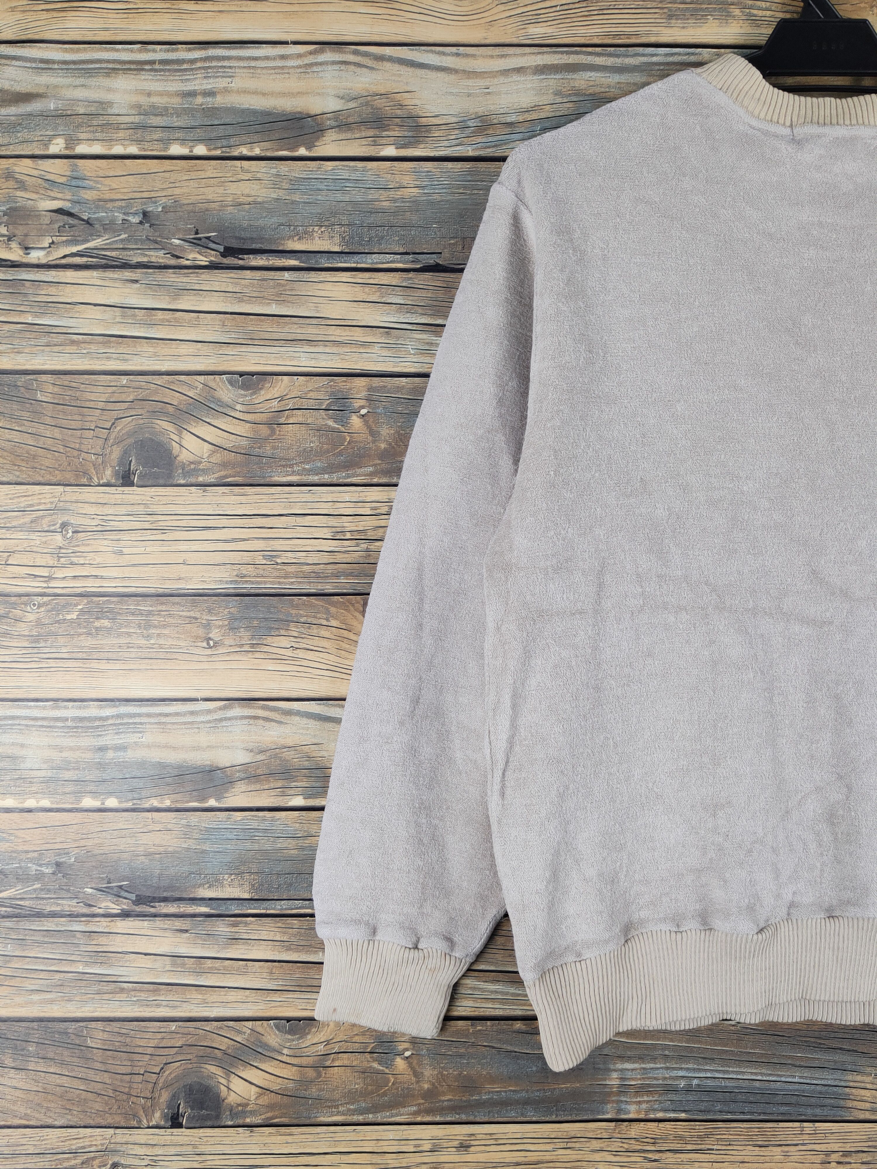 Homespun Knitwear Japan multipocket Beige Knitwear Sweatshirts #W2052 Size M / US 6-8 / IT 42-44 - 9 Thumbnail
