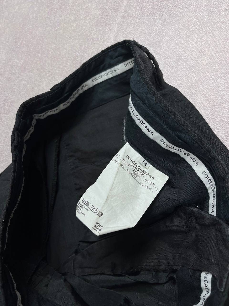 Dolce & Gabbana × Vintage Vintage Dolce&Gabbana Black Suit Pants 44 Size US 32 / EU 48 - 5 Thumbnail
