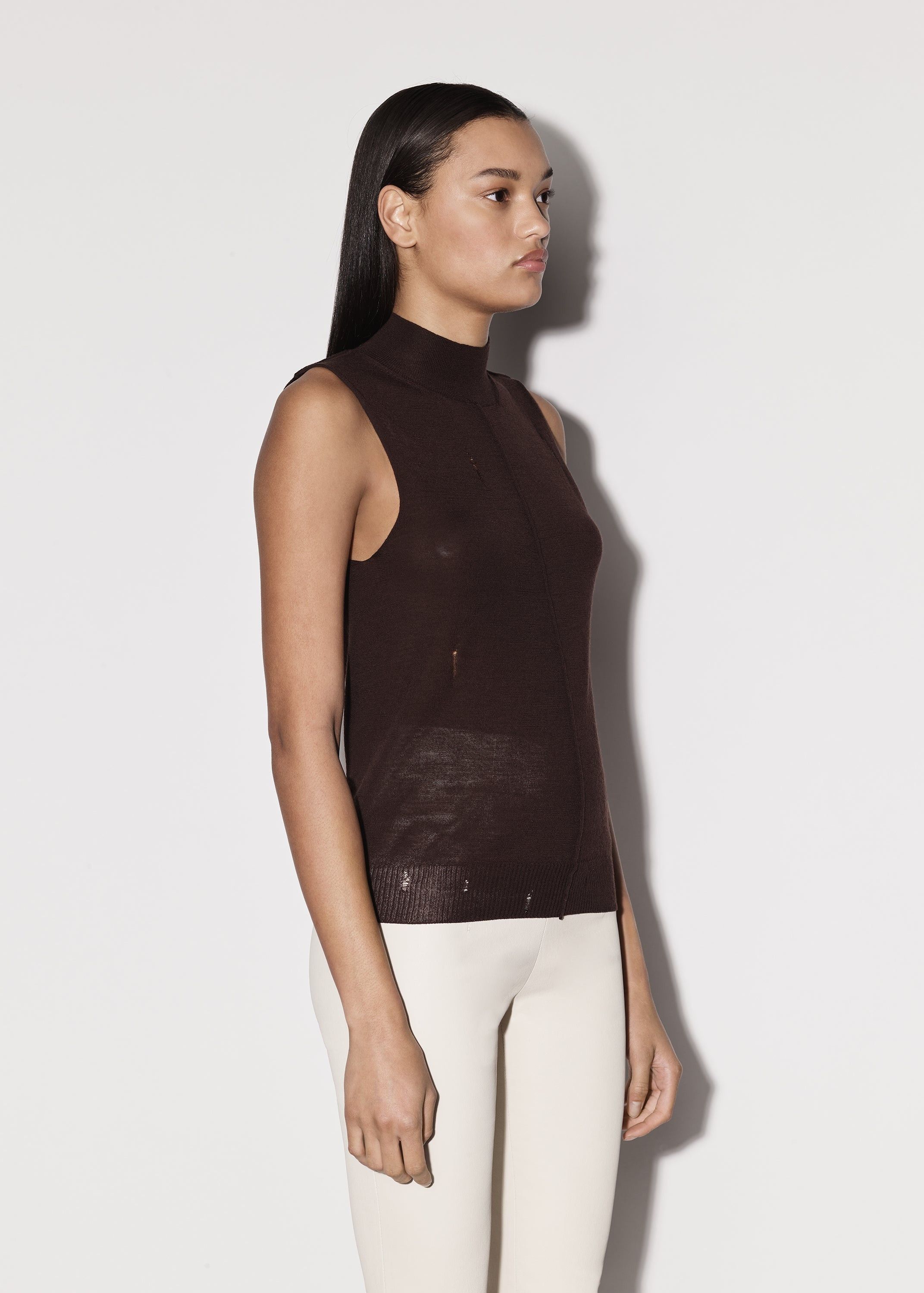 Amiri o1y0425 Tank Top in Chocolate Brown Size S / US 4 / IT 40 - 4 Thumbnail