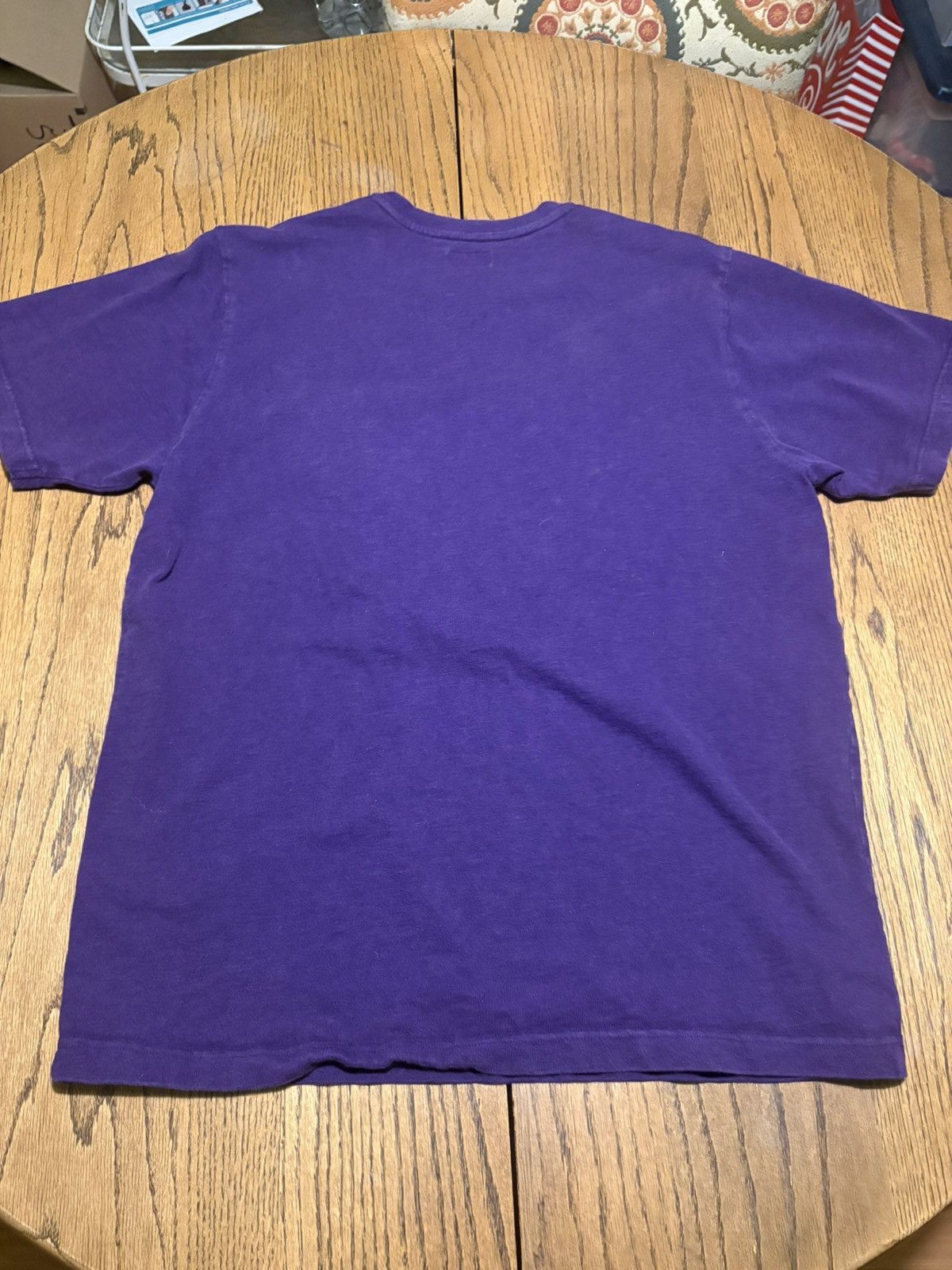 Supreme Supreme Purple Pocket Tee XL Size US XL / EU 56 / 4 - 4 Thumbnail