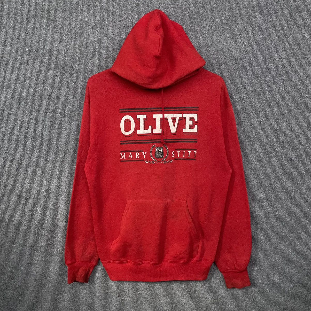 Vintage Vintage 90s Olive-Mary Stitt Elementary School Pullover Size US M / EU 48-50 / 2 - 1 Thumbnail