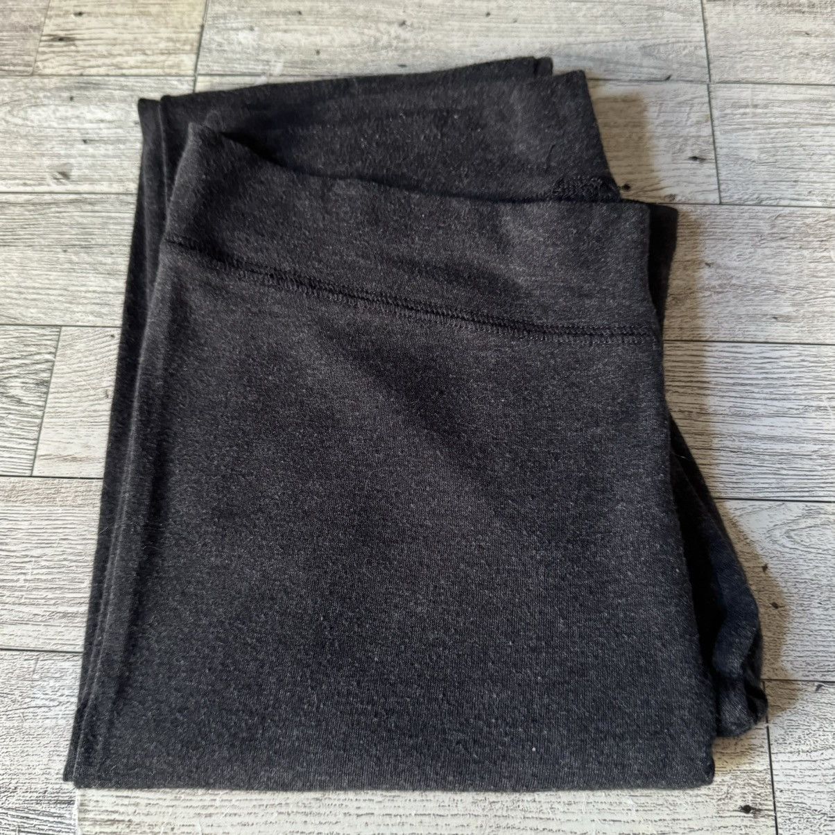 Vintage Retro, Wet Seal, Dark Heather Gray, Low Rise, Solid Leggings Size 27" / US 4 / IT 40 - 8 Thumbnail
