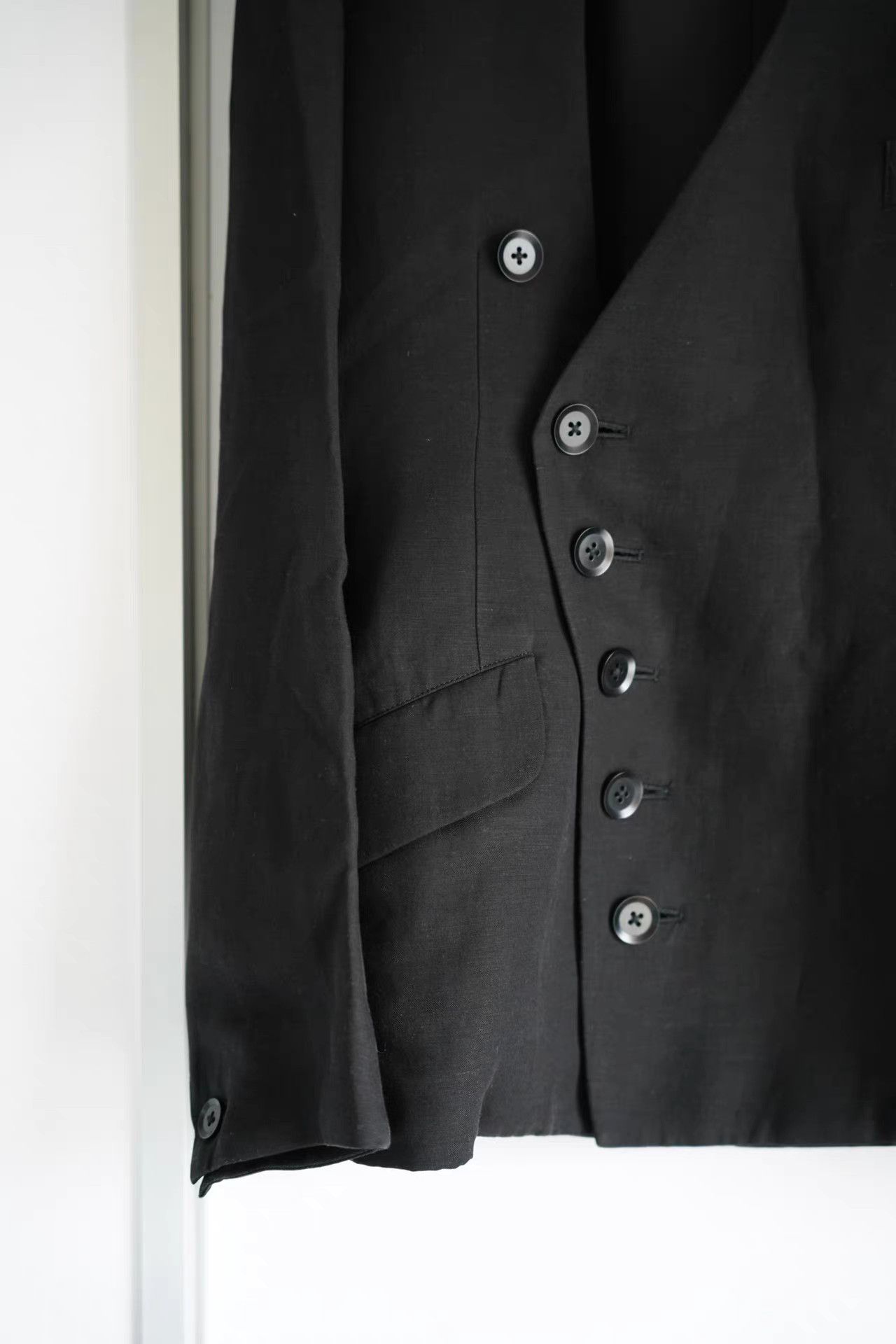 Yohji Yamamoto Yohji Yamamoto 15ss Paper Clip Pin Collarless Robe Jacket K4 Size US M / EU 48-50 / 2 - 4 Thumbnail