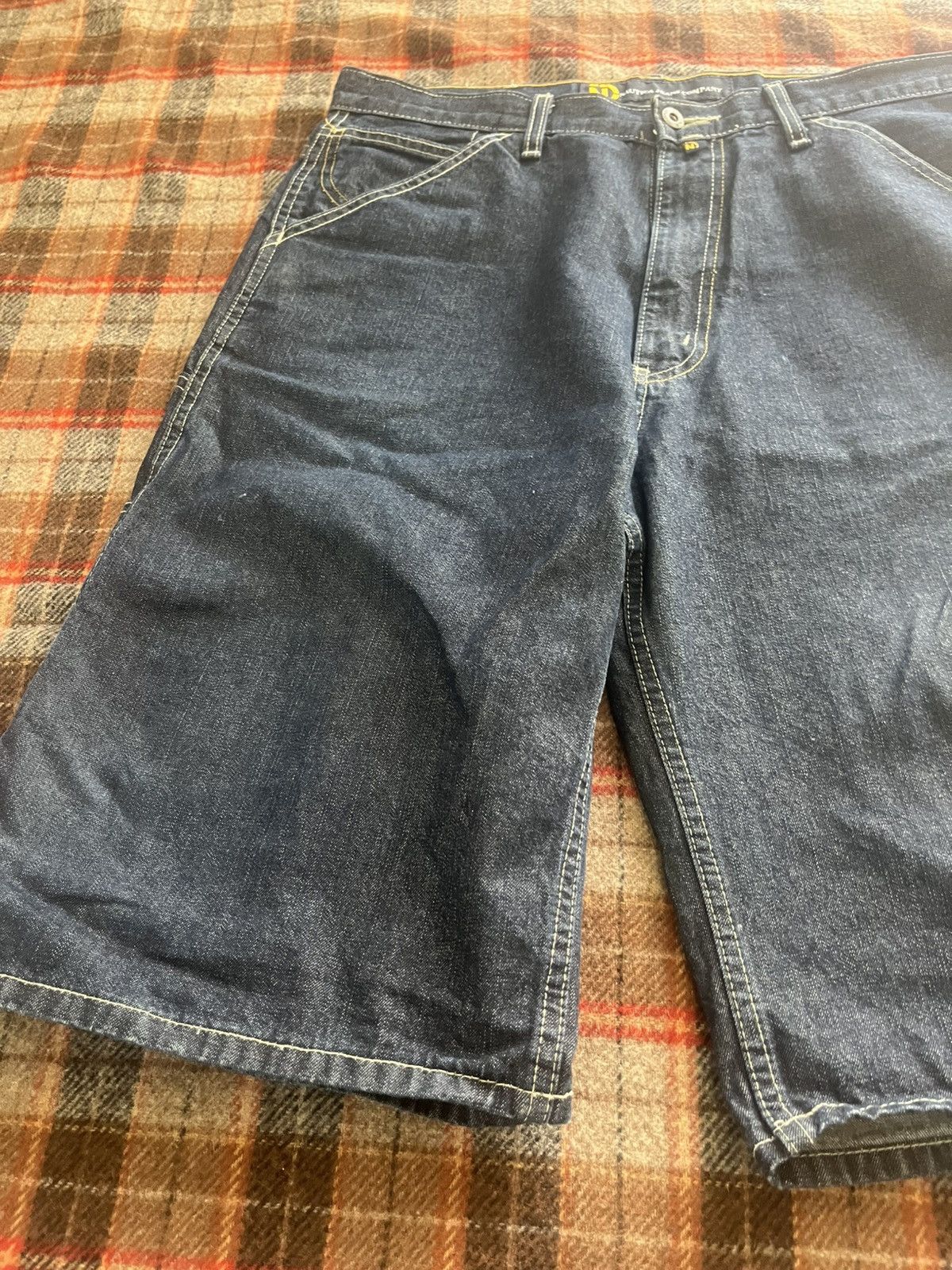 Nautica Y2K 2000’s Nautica Jeans Company Baggy Oversized Denim jorts Size US 35 - 2 Thumbnail