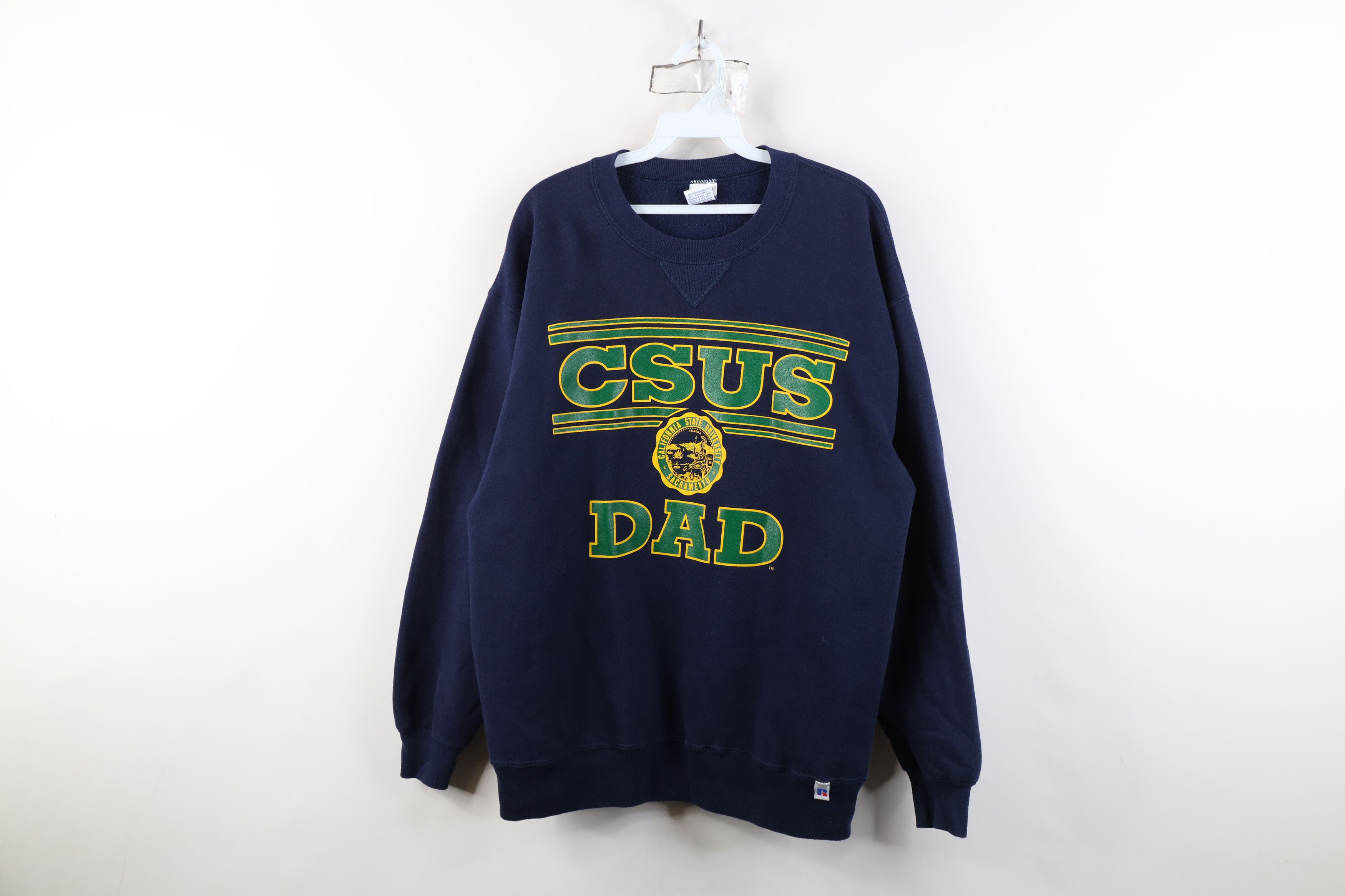 Russell Athletic Vintage 90s Russell Athletic State University Dad Sweatshirt Size US XL / EU 56 / 4 - 1 Thumbnail
