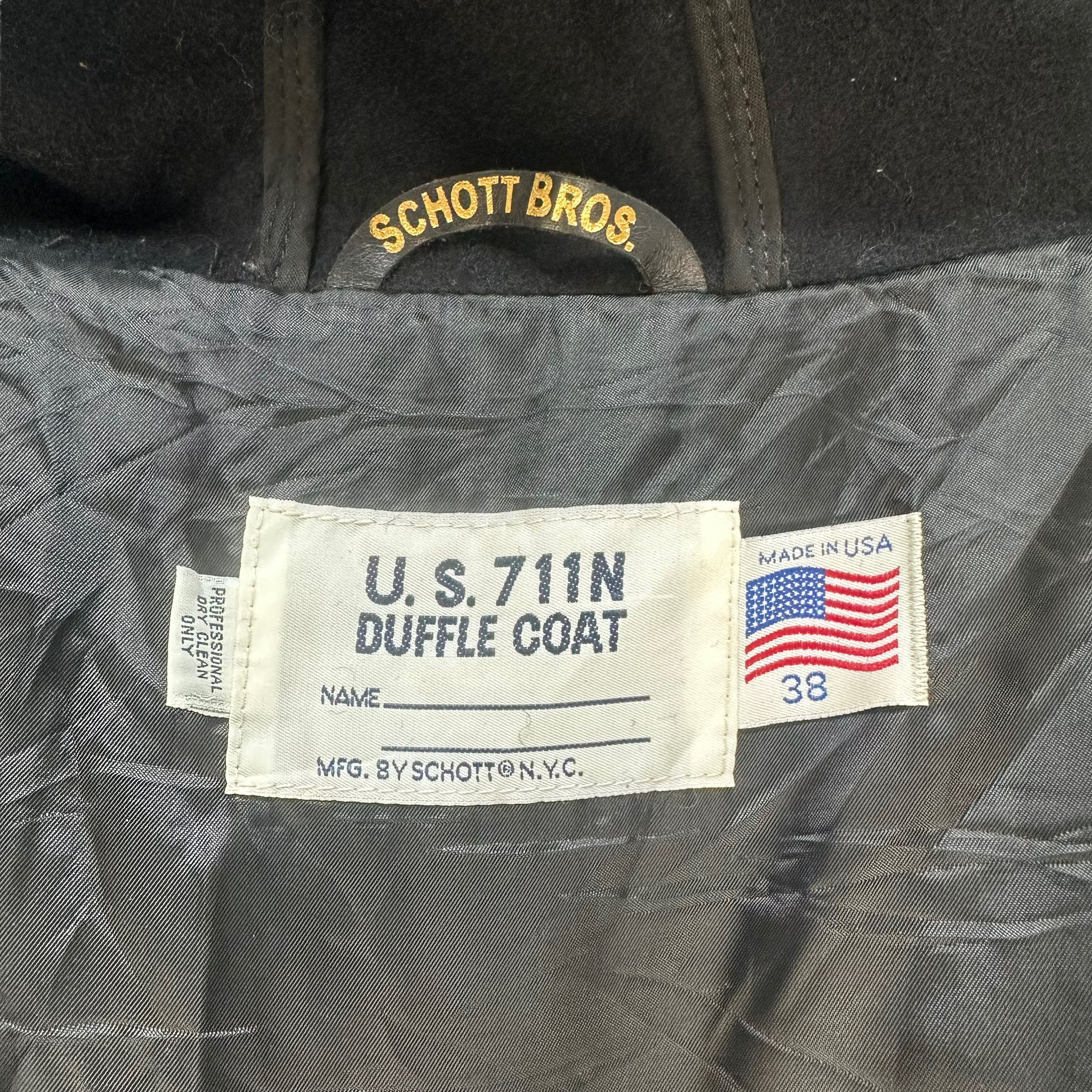 Schott SCHOTT NYC US 711N DUFFLE COAT #7878-187 Size US XS / EU 42 / 0 - 7 Thumbnail